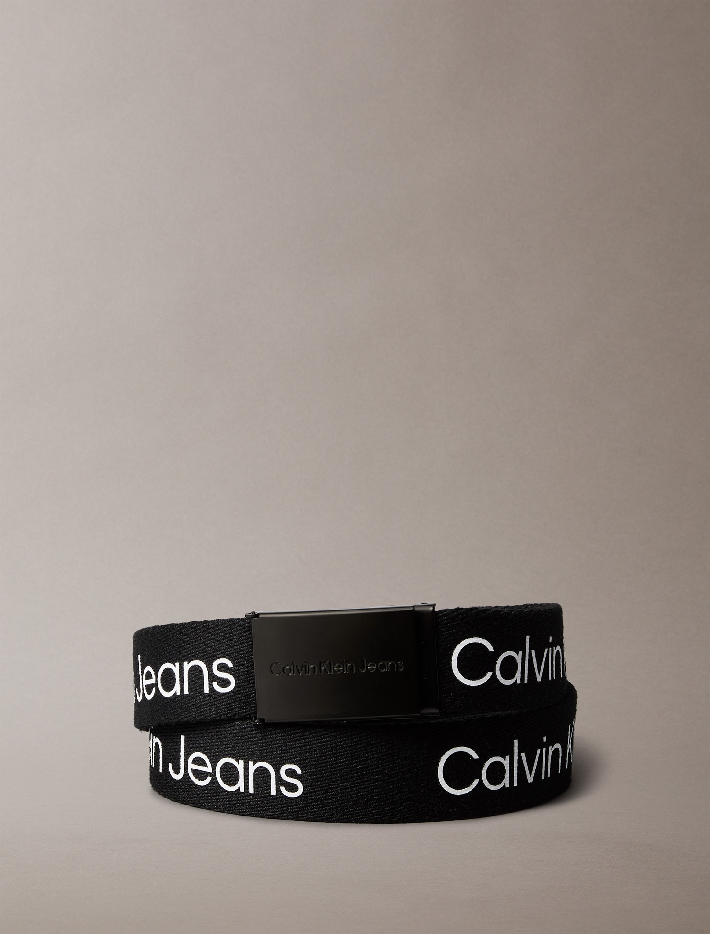 Calvin Klein Jeans Koppelgürtel »CANVAS LOGO METALLIC BUCKLE BELT«, für Kinder bis 16 Jahre