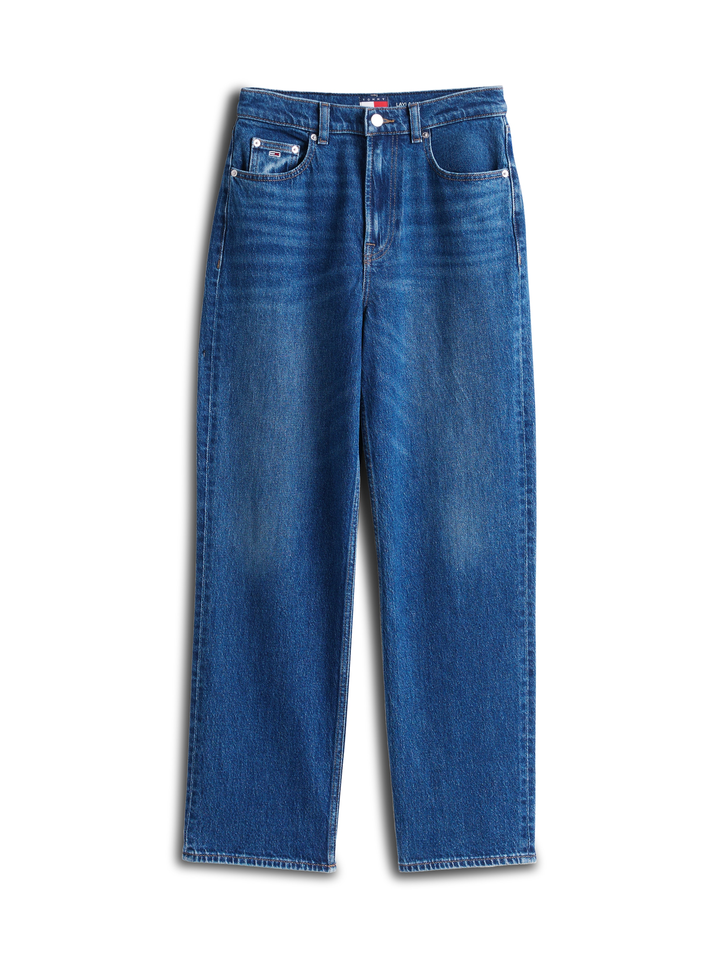 Tommy Jeans Straight-Jeans »LAYLA HR SLIM STR«, in Knöchellänge