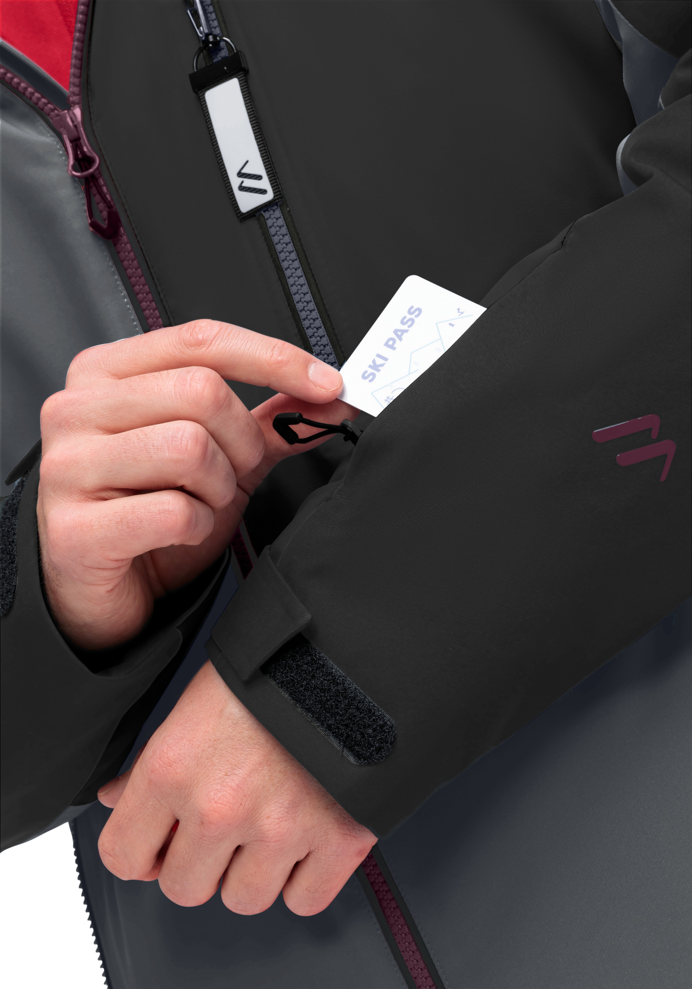 Maier Sports Veste de ski »Oravice« Herren Winterjacke mit RV-Taschen und Kapuze, wasserdicht