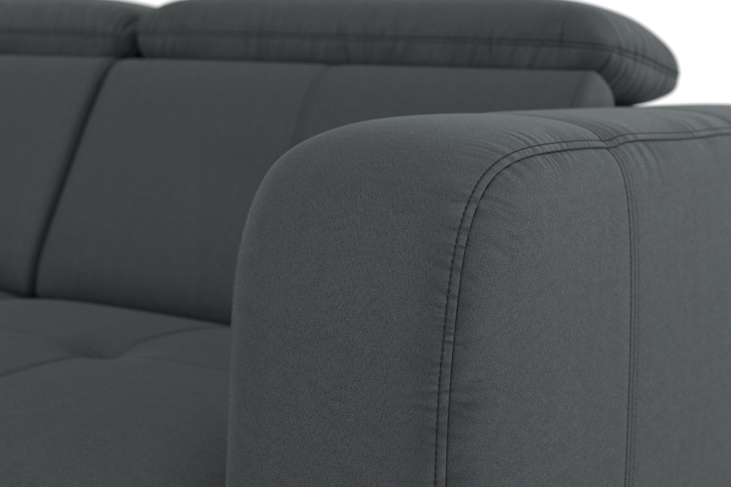 sit&more Ecksofa »Belluci L-Form« inklusive Federkern, wahlweise mit Bettfunktion und Bettkasten