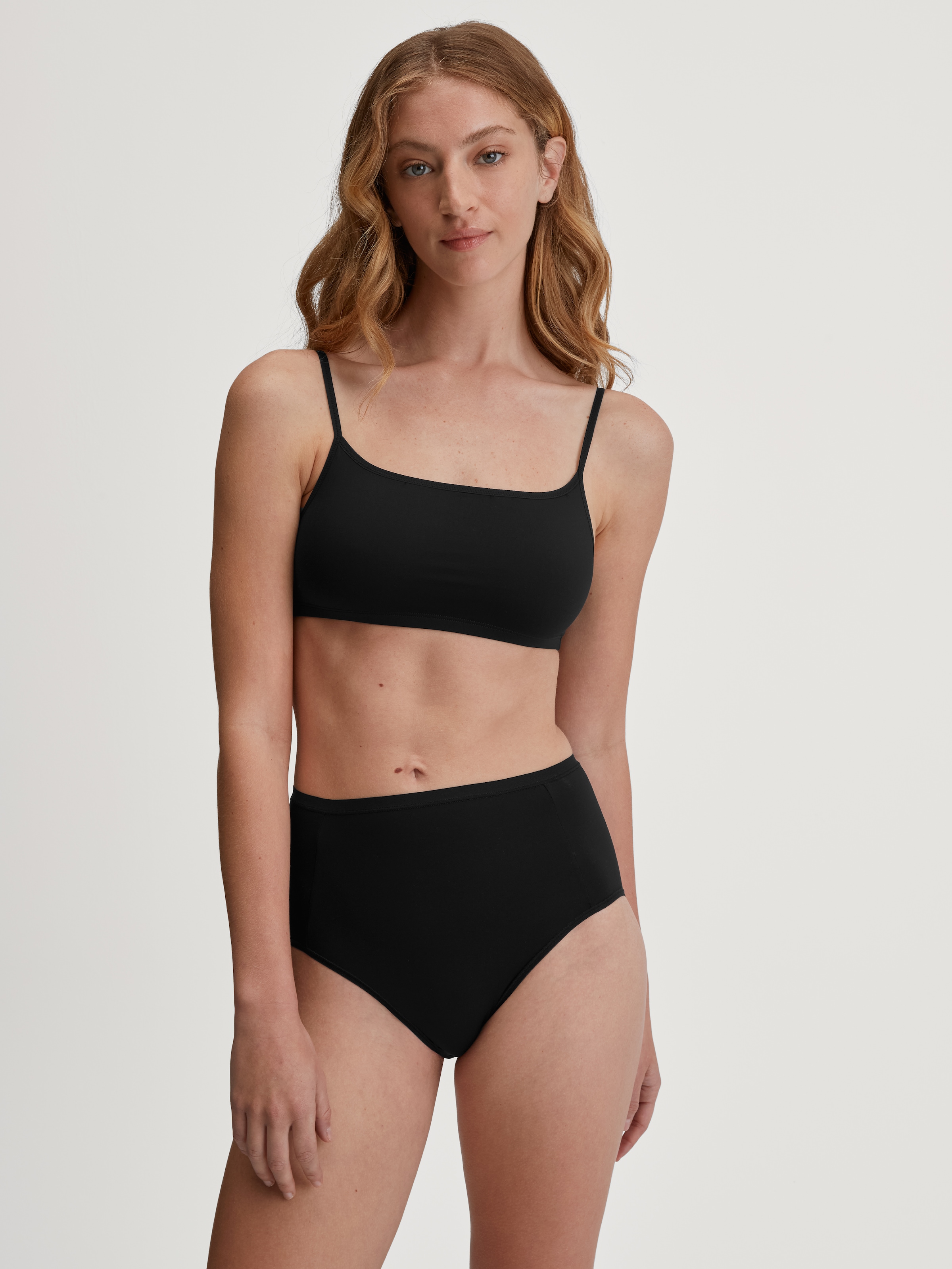 CALIDA Slip taille haute »Sleek Skin« elastischer Bund, hoher Schnitt, Single Jersey