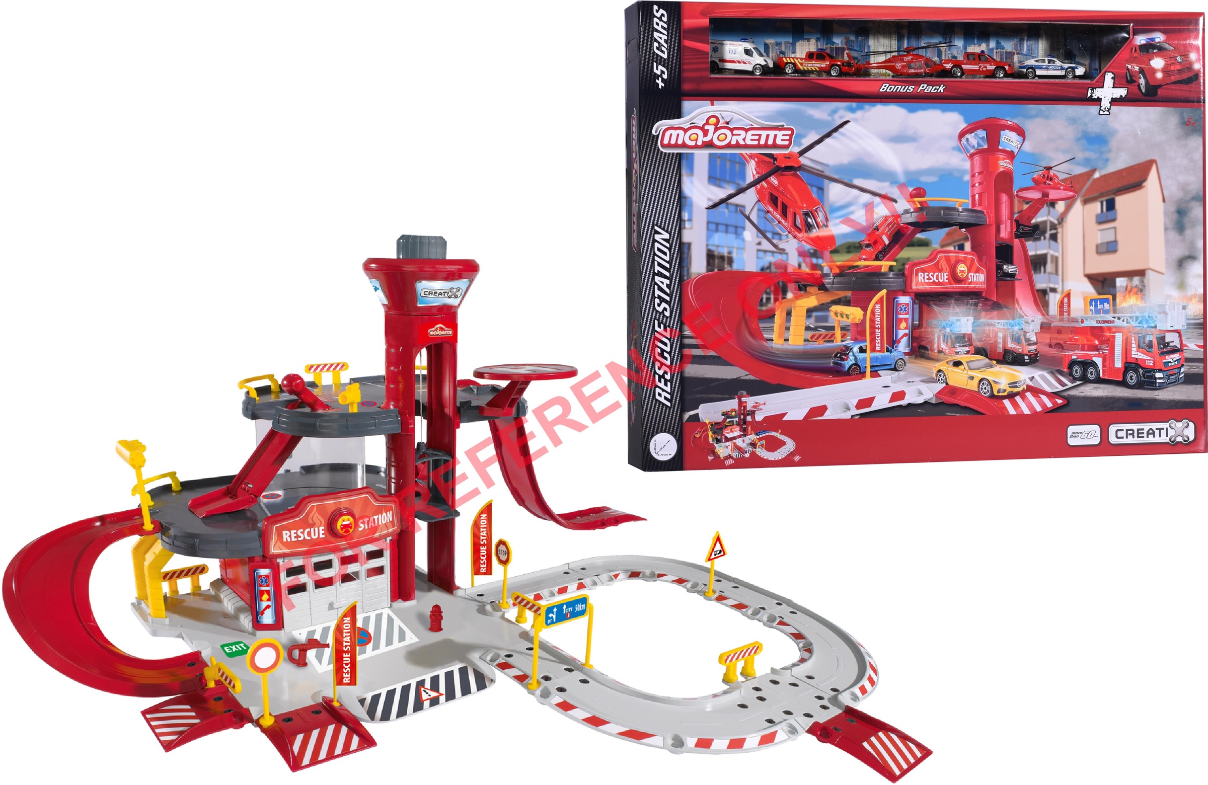 Image of majORETTE Spiel-Feuerwehrwache »Creatix Rescue Station« bei Ackermann Versand Schweiz