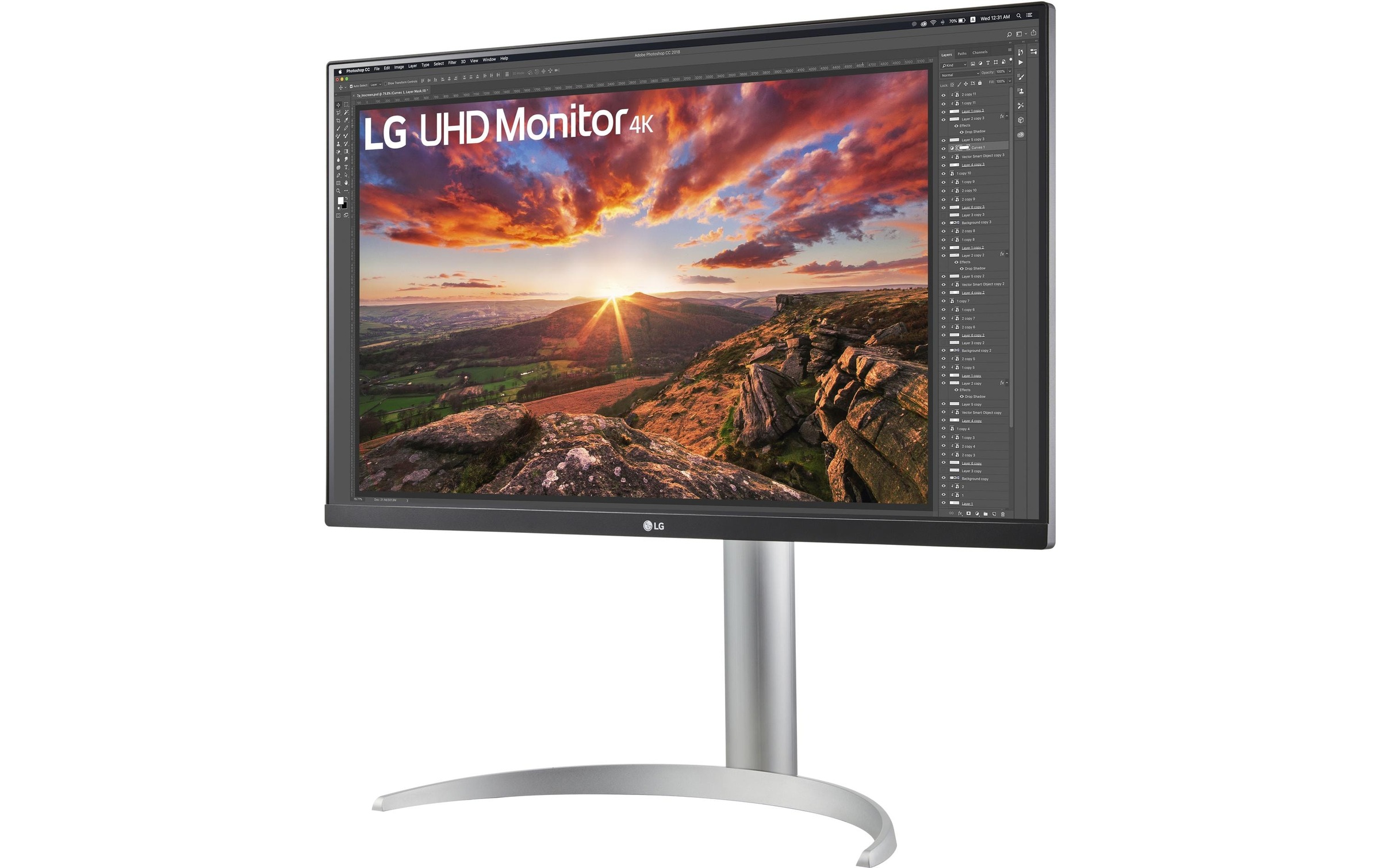 LED-Monitor, 68,31 cm/27 Zoll, 3840 x 2160 px, 4K Ultra HD, 5 ms Reaktionszeit, 60 Hz