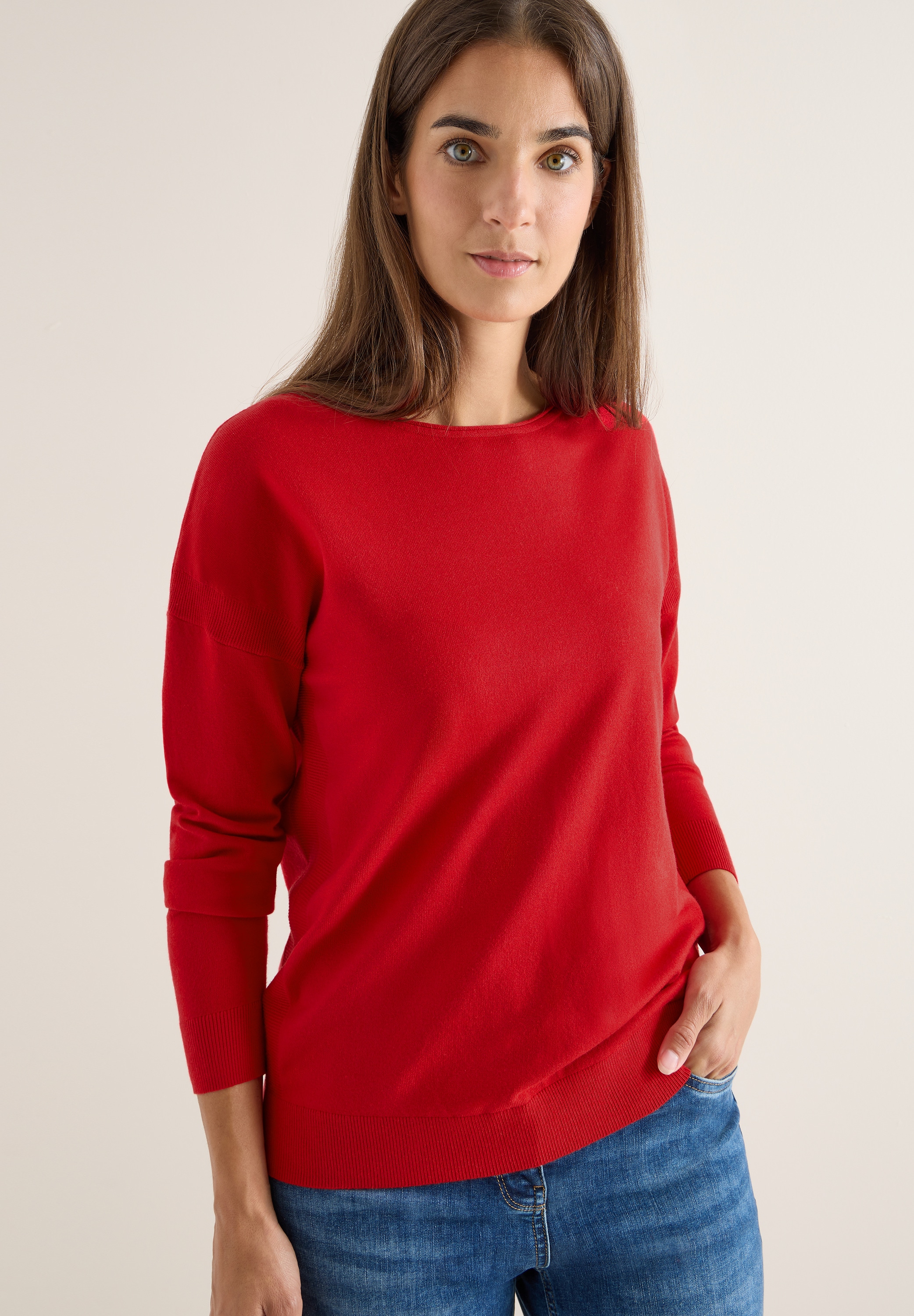 Cecil Strickpullover mit Strukturdetail