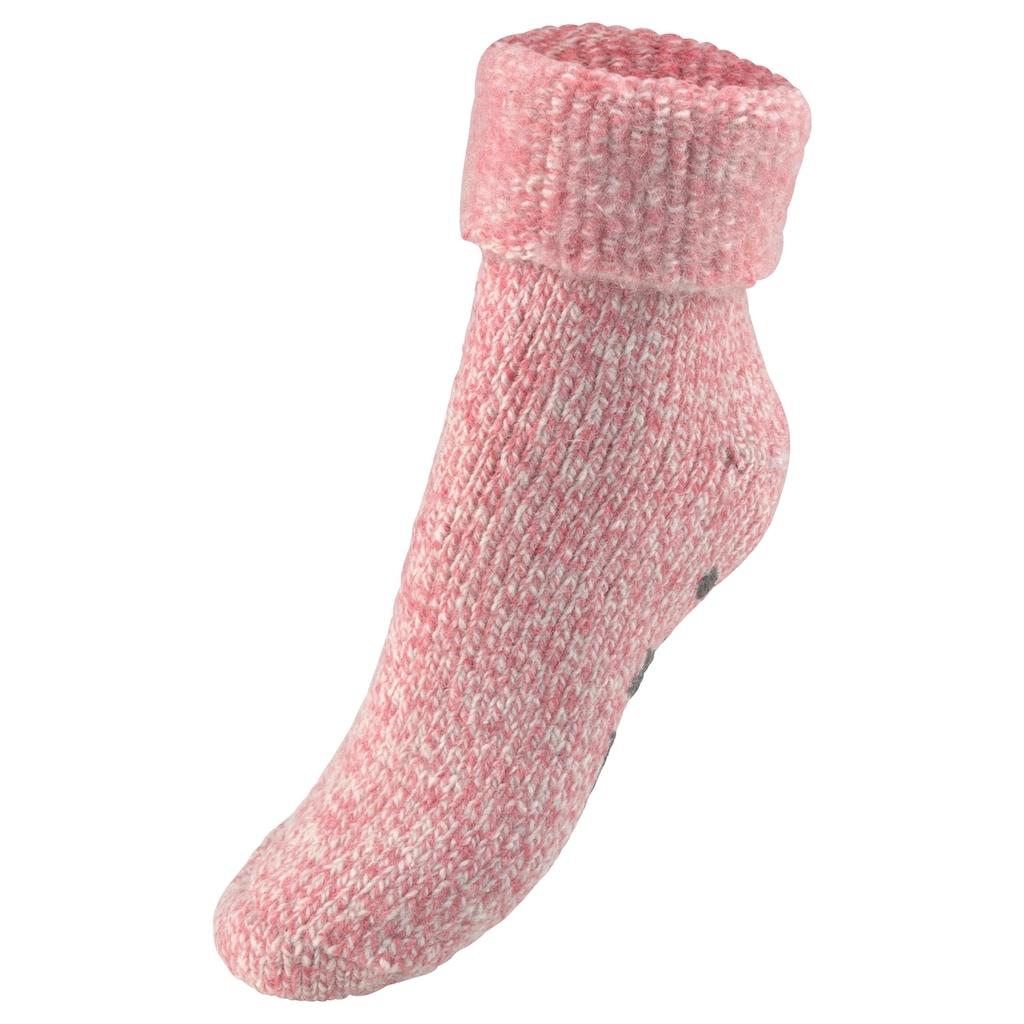 Lavana ABS-Socken, (1 Paar), aus Strick mit rutschfester Sohle