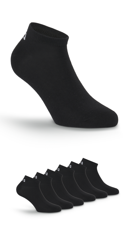 Image of Fila Socken "UNISEX INVISIBLE PLAIN SOCKS" 6 Paar, 6 Stk. tlg. mit eingestricktem Logo