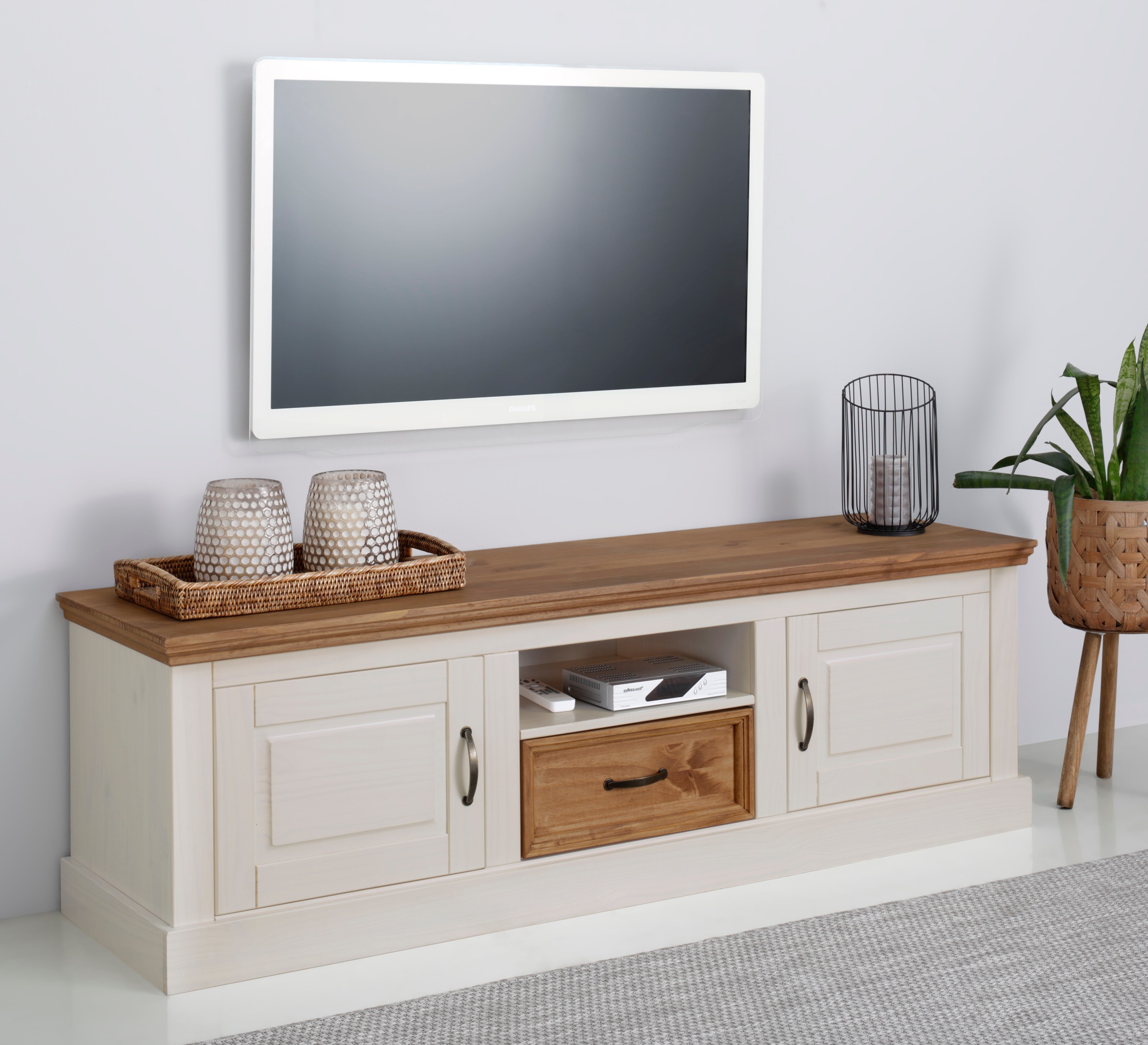 Image of GOODproduct Lowboard "Selma" TV-Kommode, Breite 160 cm, 1 Schubkasten, 2 Türen