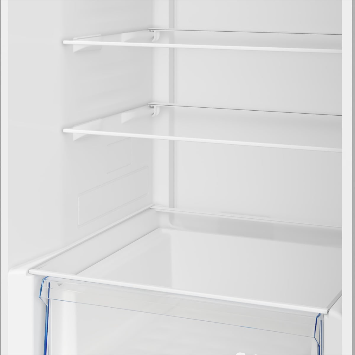 BEKO Kühl-/Gefrierkombination »Beko Kühl-Gefrierkombination KG110, 316l, E, Inox«, 186.5 cm hoch, 59.5 cm breit