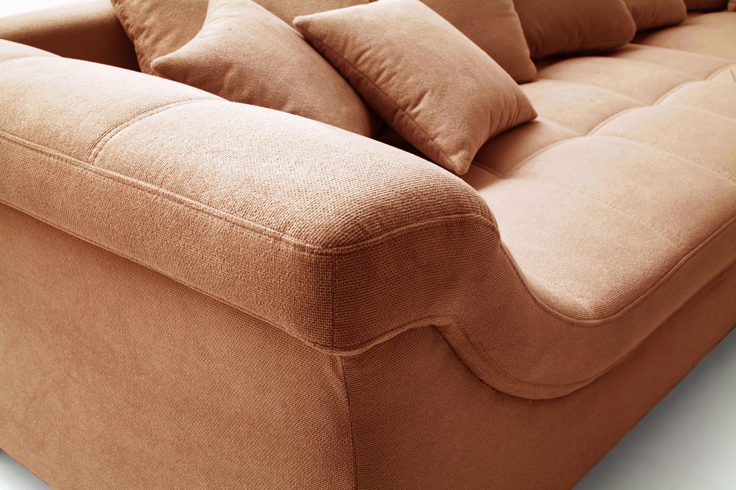 Mr. Couch Ecksofa »Bologna, L-Form, mit Kaltschaum« bis 140 kg pro Sitzplatz belastbar