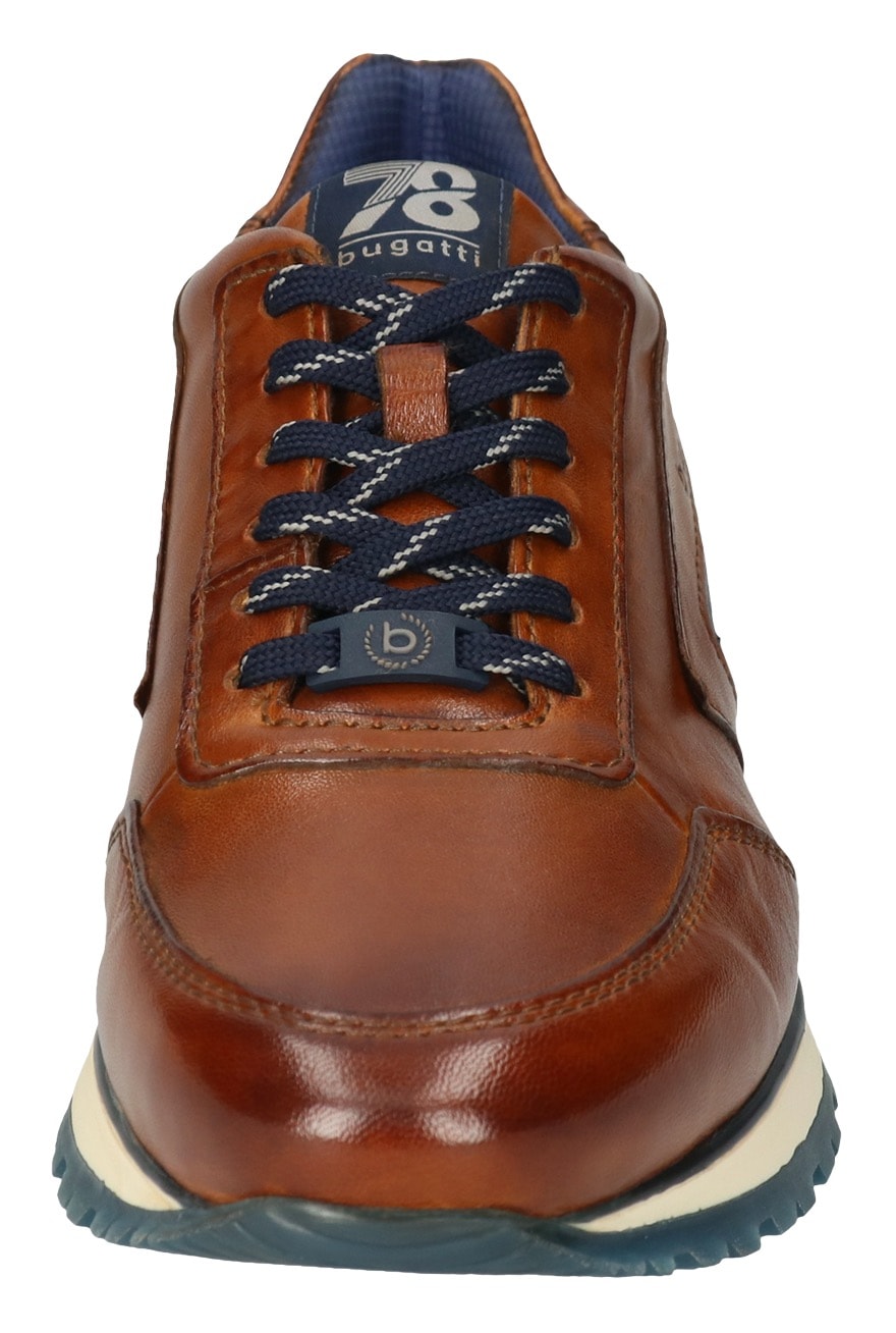 bugatti Sneaker  mit seitlichem Logoprägung, Freizeitschuh, Halbschuh, Schnürschuh