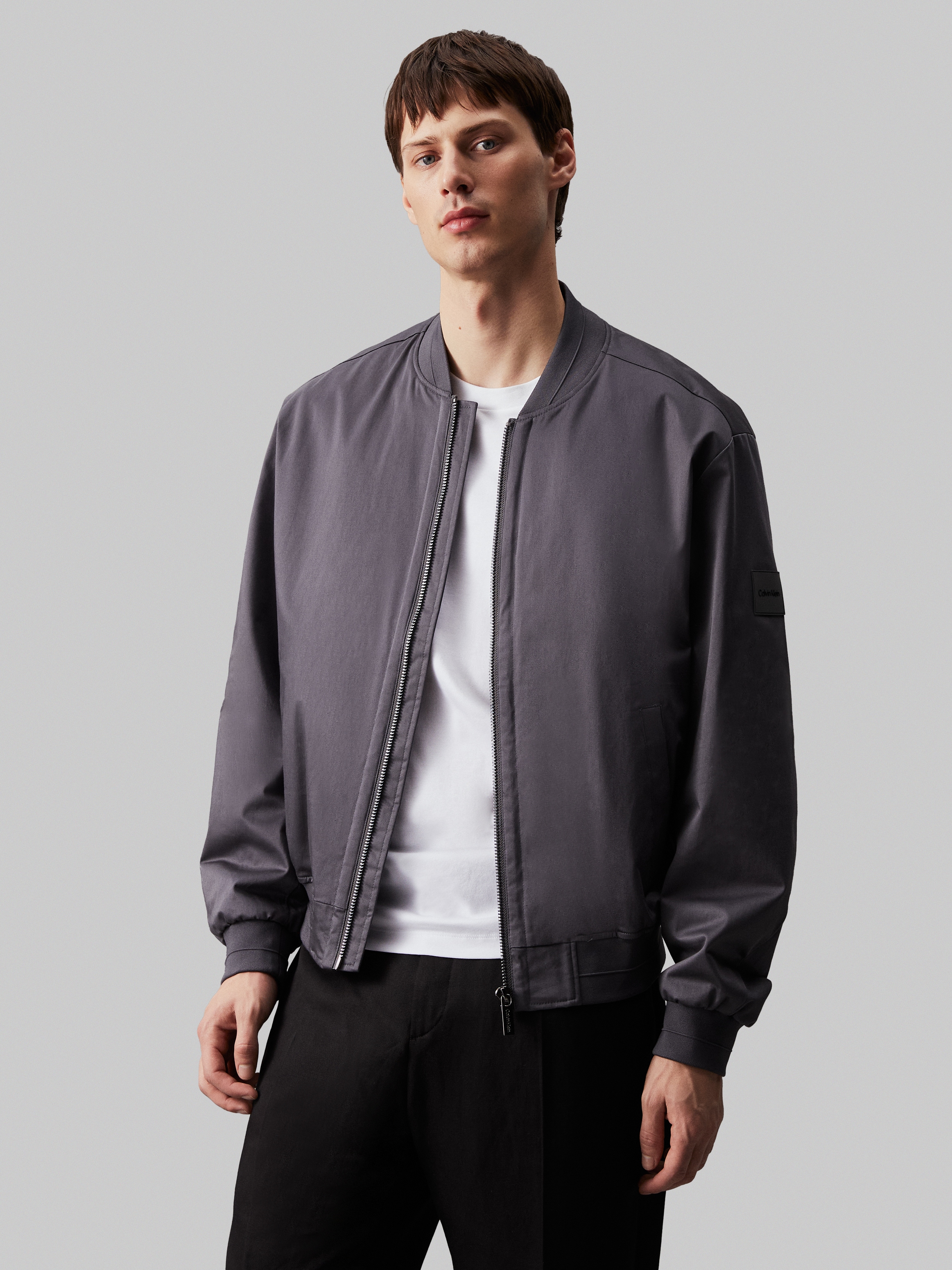 Calvin Klein Collegejacke »SATEEN STRETCH HERO BOMBER«