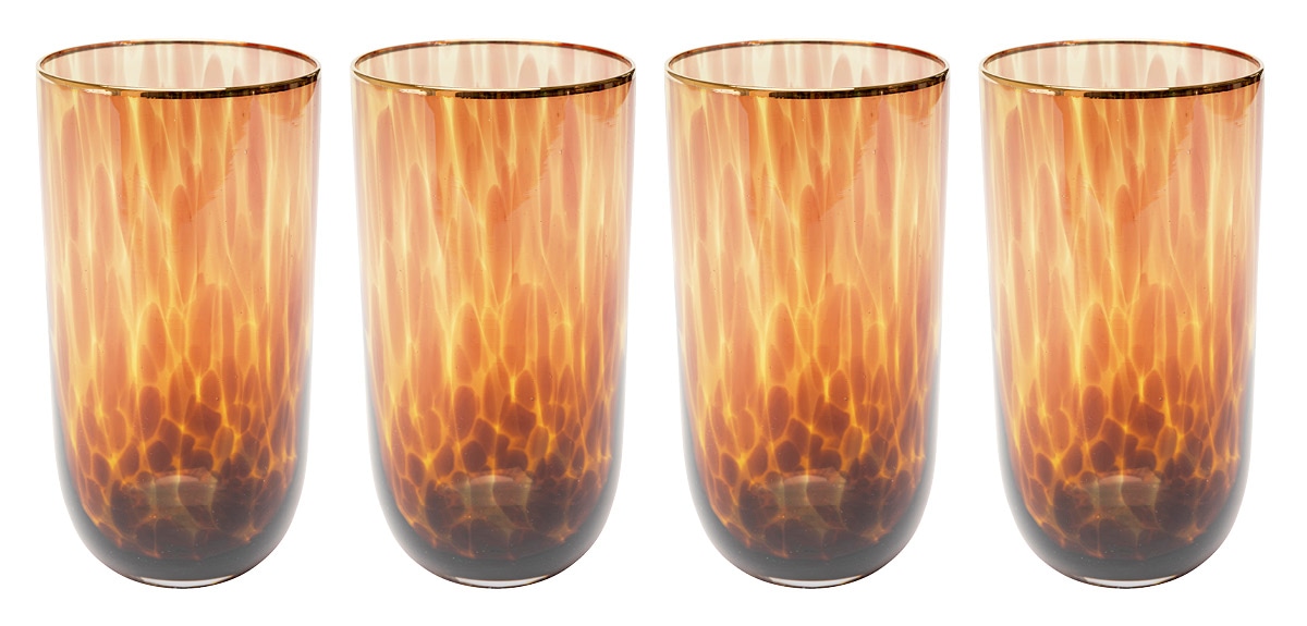 Kare Design Verre »Caramel« verre à long drink, à vin, à champagne ou à eau