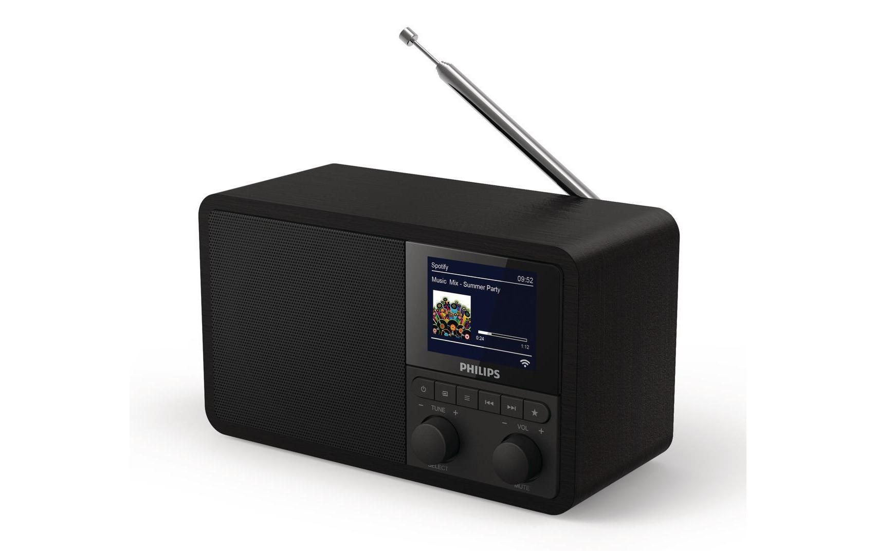 Philips Internet-Radio »Radio TAPR802/12 S«, (WLAN Digitalradio (DAB+)-FM-Tuner-Internetradio)