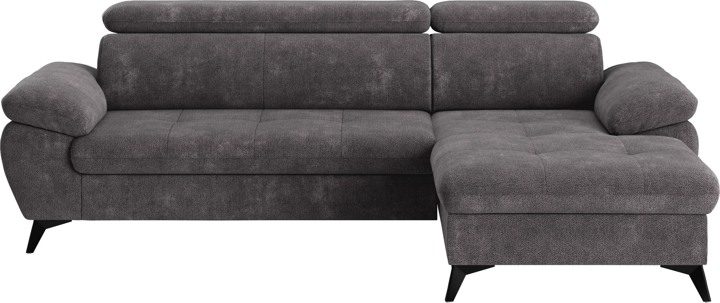 COTTA Ecksofa »Hudson L-Form«, mit Kopfteilverstellung, wahlweise mit Bettfunktion & Bettkasten