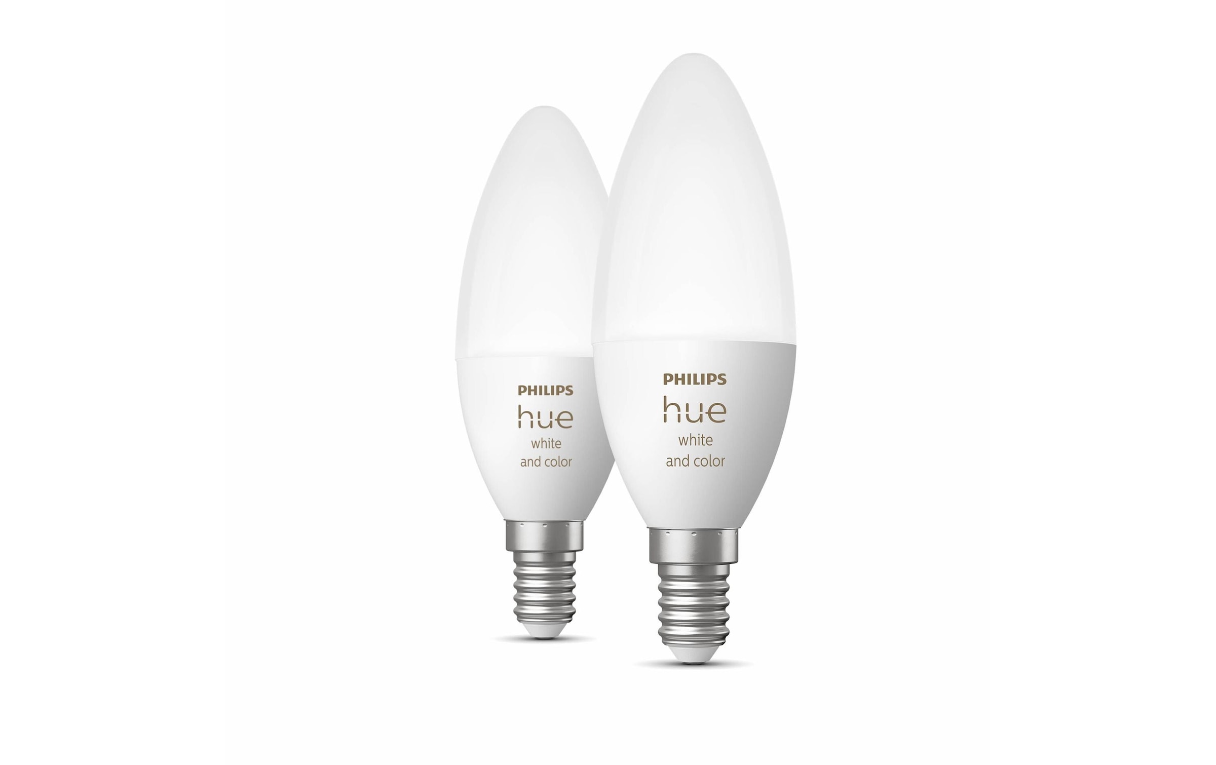 Philips Hue Spezialleuchtmittel »White & Color«, E14, Farbwechsler-Neutralweiss-Tageslichtweiss-Kaltweiss-Warmweiss