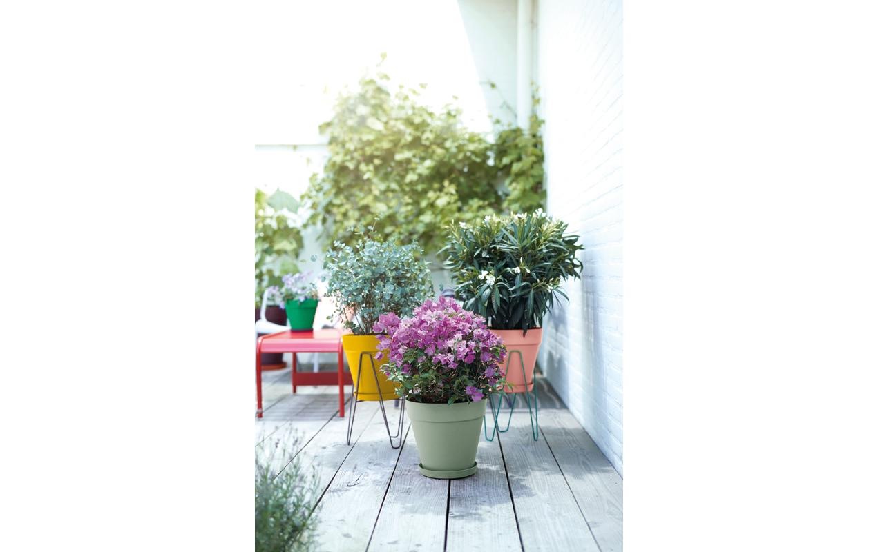 Elho Blumentopf »Loft Urban Rund Rollen 50 cm«