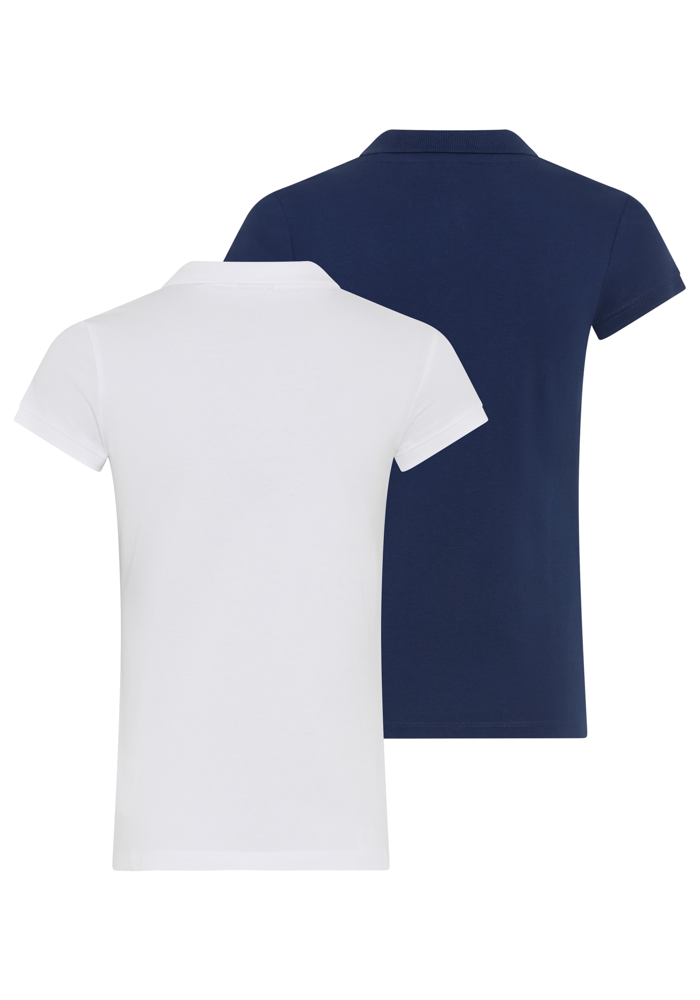 H.I.S Polo pack de 2,  manches courtes, coupe ajustée, avec col polo classique
