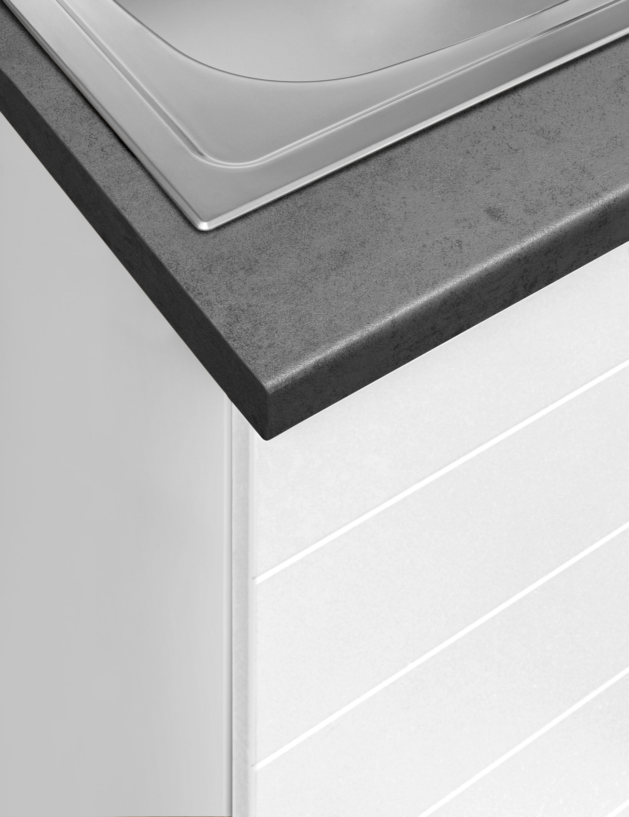 KOCHSTATION Kitchenette »KS-Luhe« 180 cm de large, avec ou sans appareils électriques, façades MDF fraisées