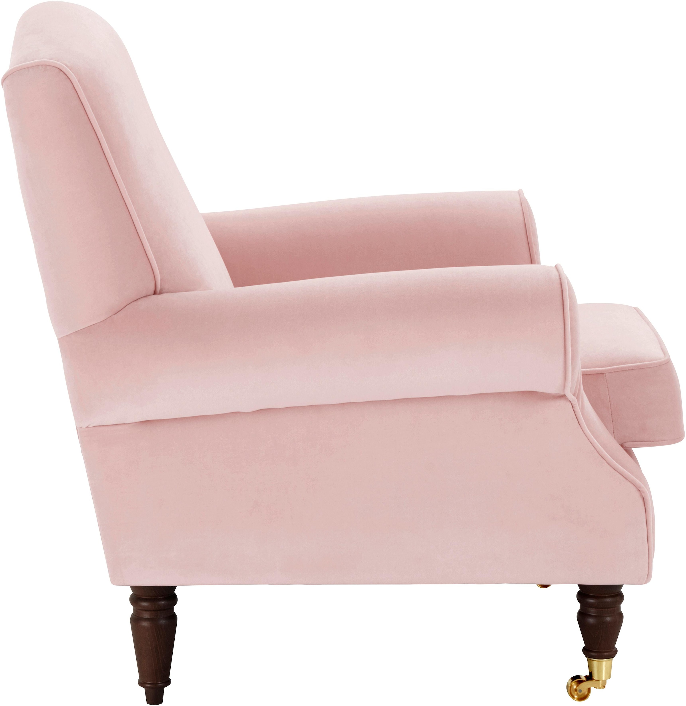 Home affaire Sessel »Rennes« in Samtoptik oder Baumwoll-Mix