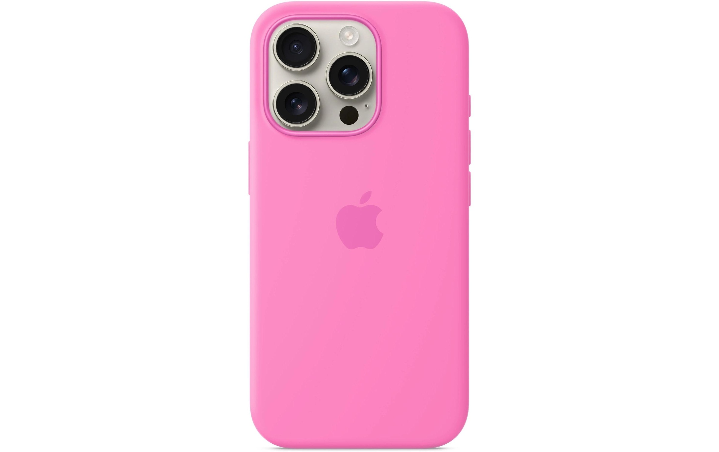 Apple Smartphone Silikon Case mit MagSafe, iPhone 16 Pro, Pfingstrose