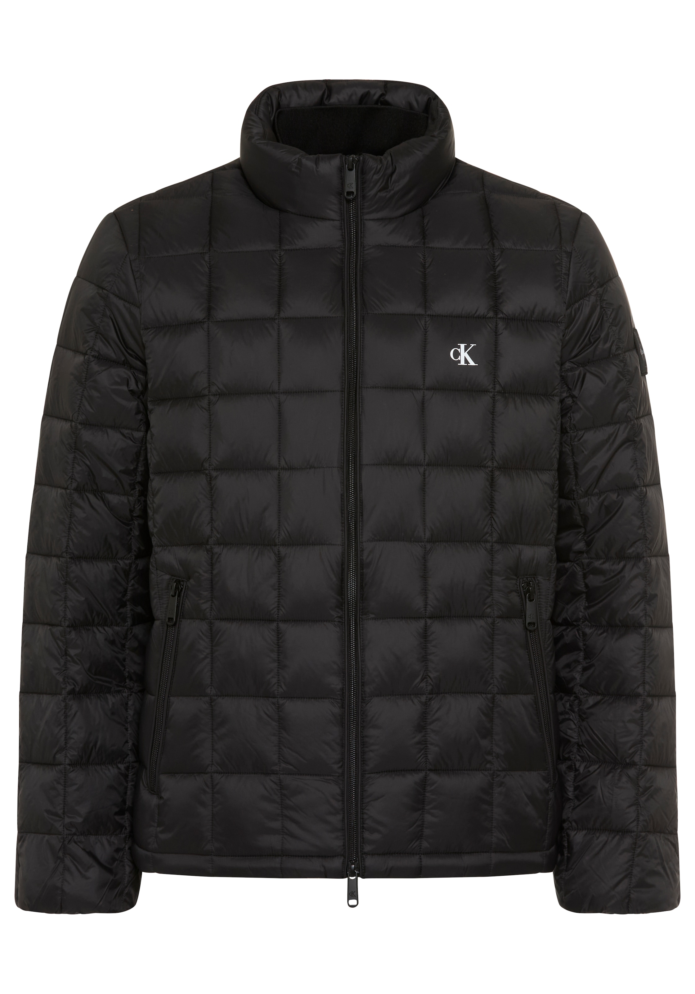 Image of Calvin Klein Jeans Steppjacke Stehkragen, 2-Wege-Zipper, modische Steppung
