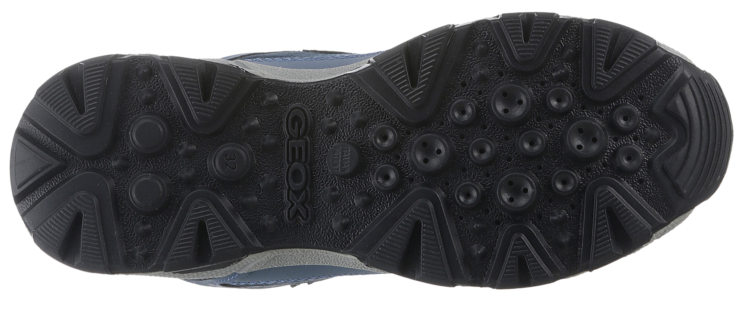 Geox Sneaker »J MAGNETAR BOY B ABX«, Trekkingboots, Schnürboots, Kindergartenschuh mit Schnellverschluss