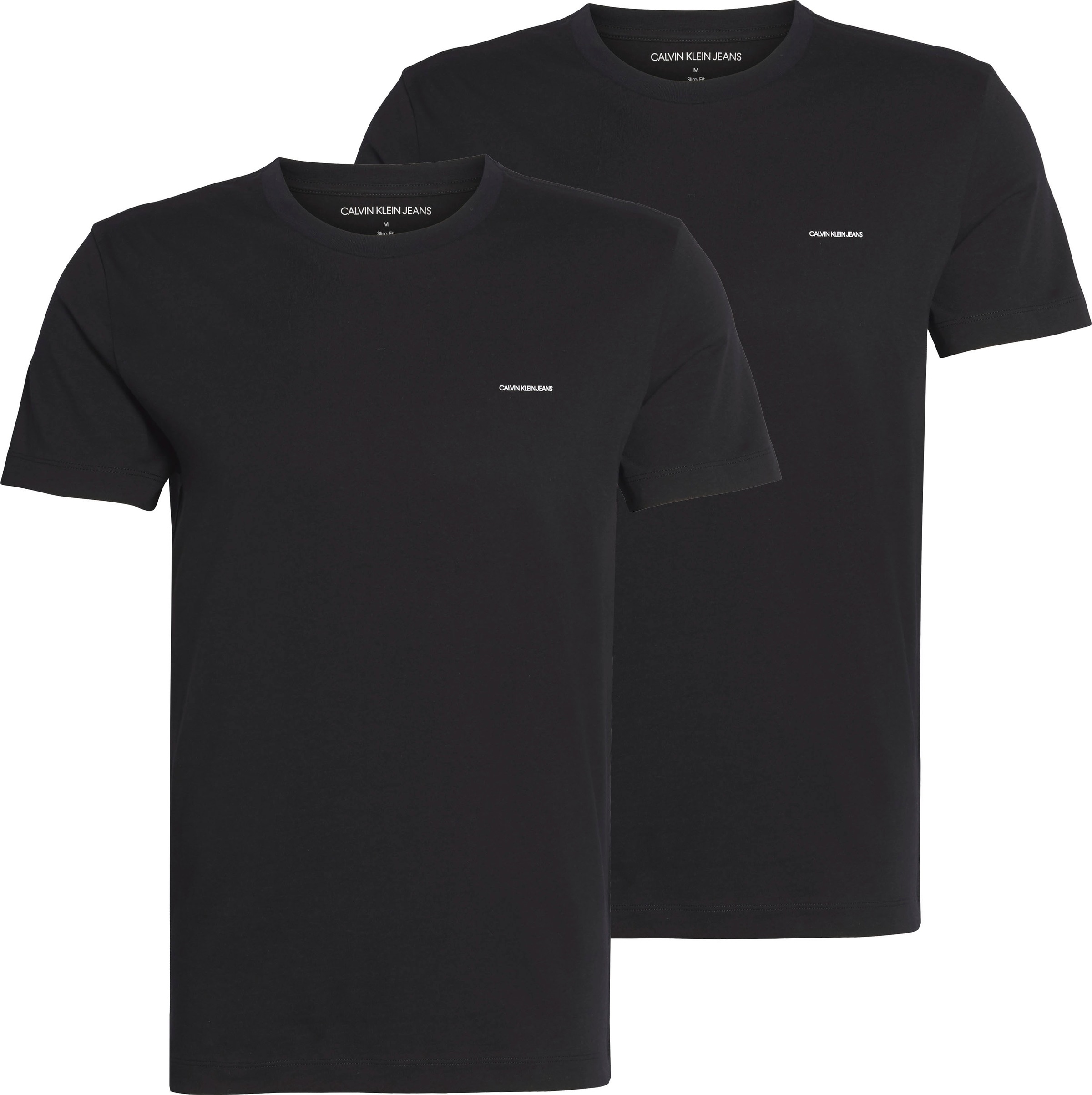 Image of Calvin Klein Jeans T-Shirt »2 PACK SLIM T-SHIRT« bei Ackermann Versand Schweiz