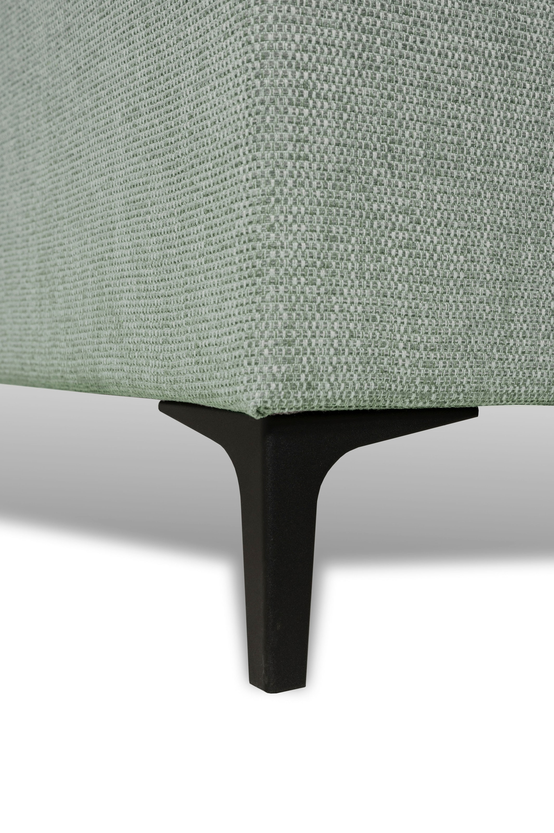 GOODproduct Ecksofa »OLAND Flachgewebe L-Form, B: 289 cm, Skandi-Design« Struktur, Flachgewebe, Luxus-Microfaser, Boucle