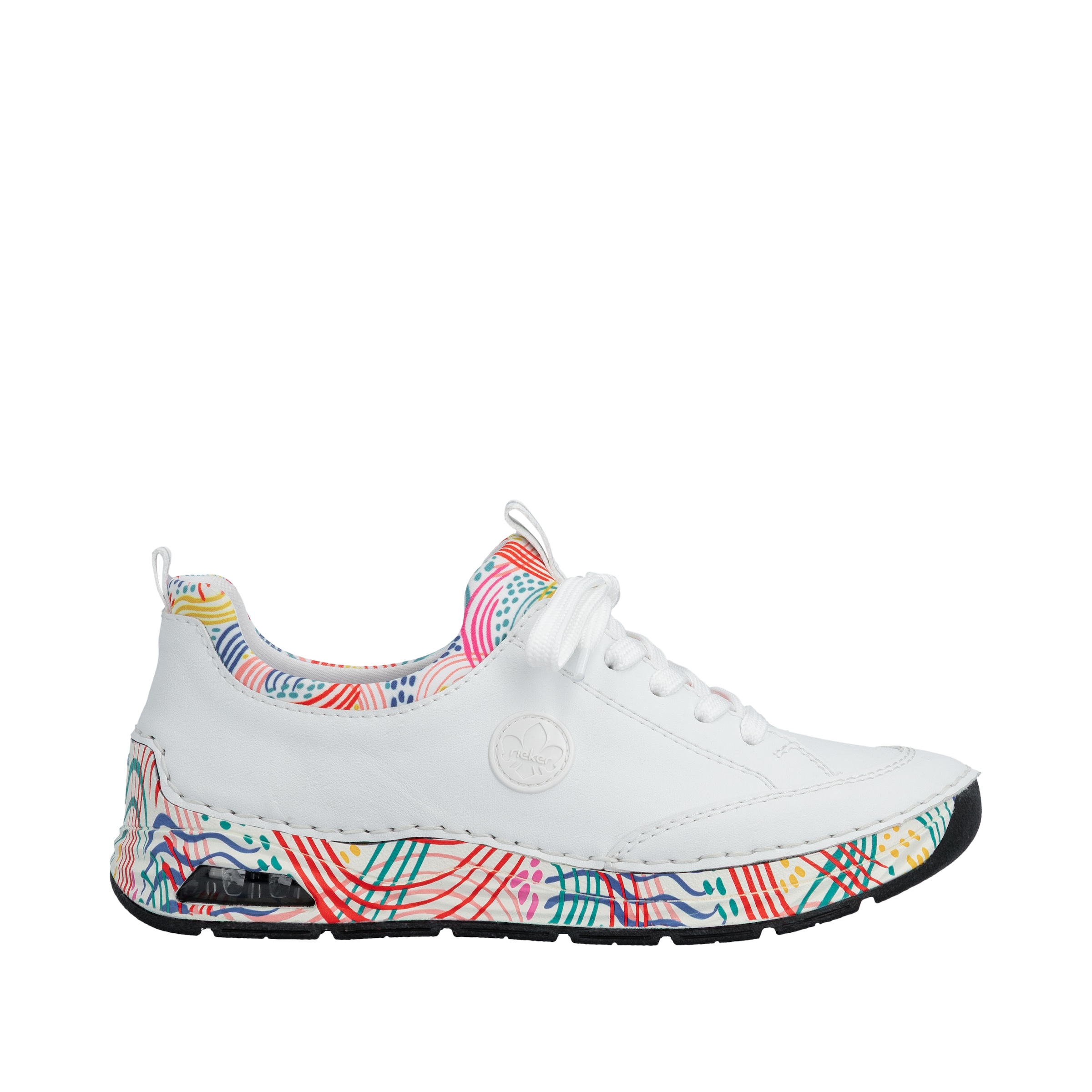 Rieker Slip-On Sneaker  Schlupfschuh, Freizeitsneaker, Halbschuh mit elastischem Einstieg