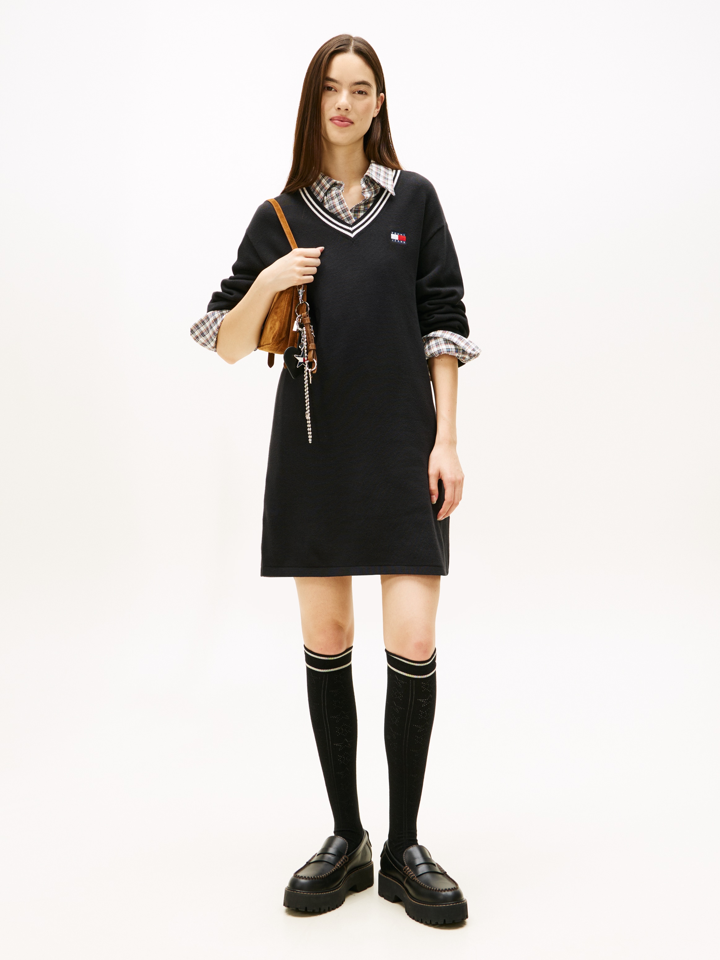 Image of Tommy Jeans Minikleid "TJW BADGE SWEATER DRESS EXT"