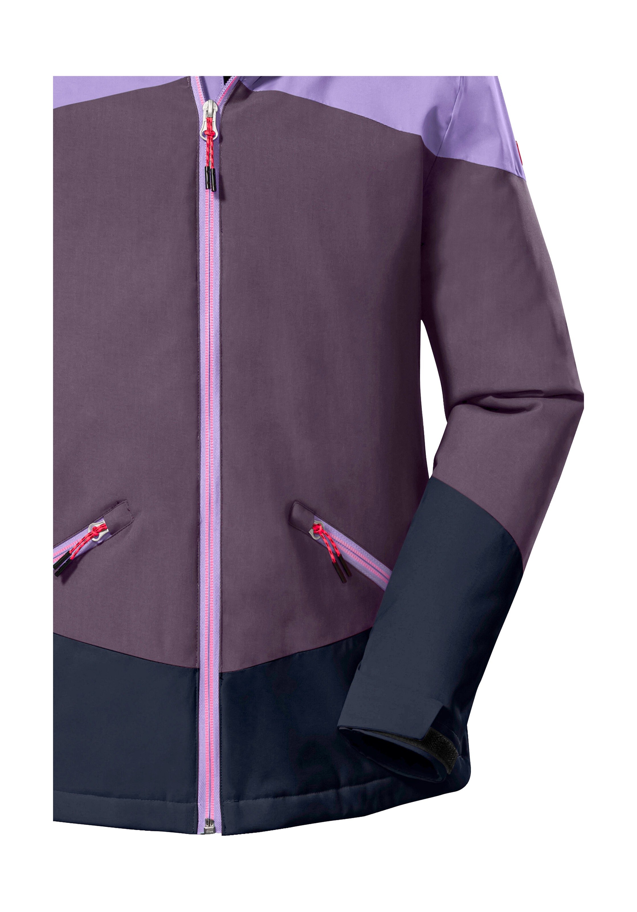 Killtec Outdoorjacke »KOW 195 GRLS JCKT«, Wasserdichte Winterjacke mit Colourblock, verstellbaren Details