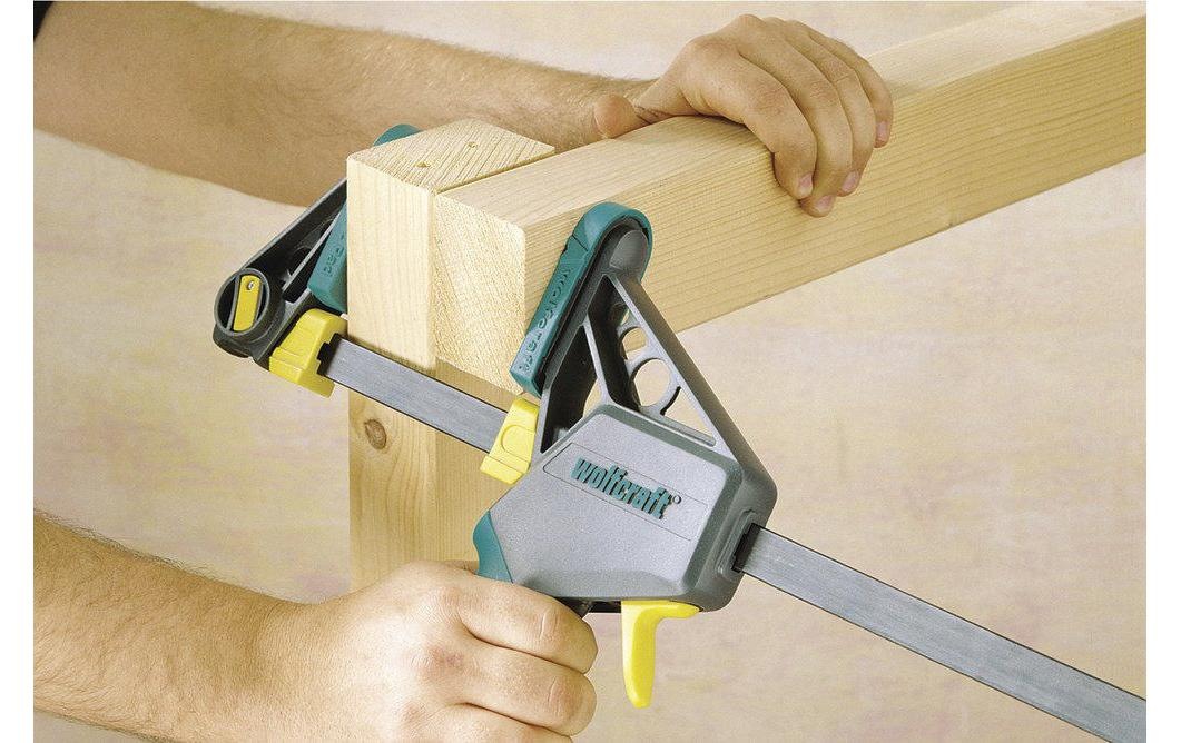 Wolfcraft Schraubzwinge »EHZ PRO 100« Ausladung 100 mm / Dehnbereich 210 - 710 mm