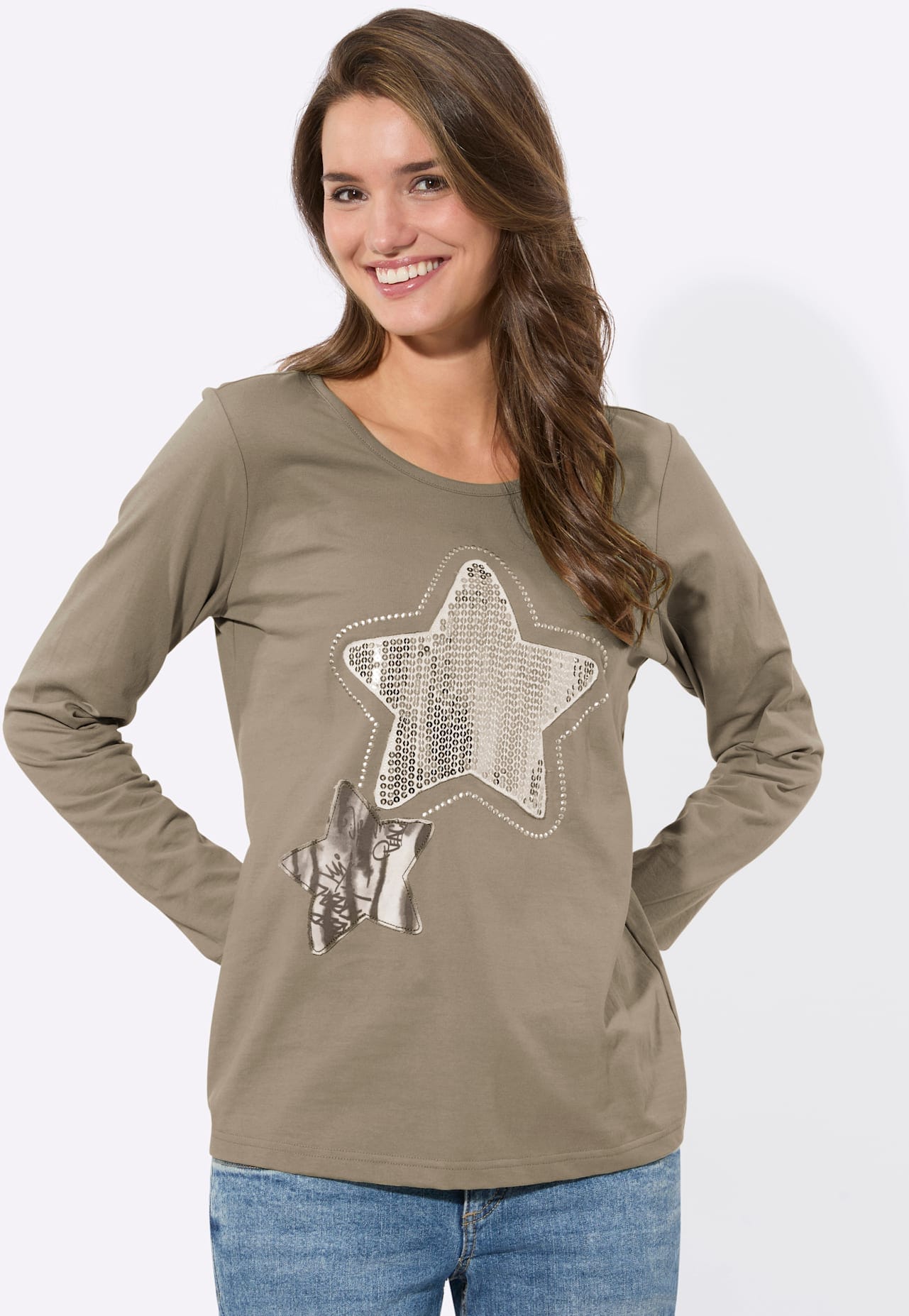 Image of Inspirationen Langarmshirt "Rundhals-Shirt" 1
