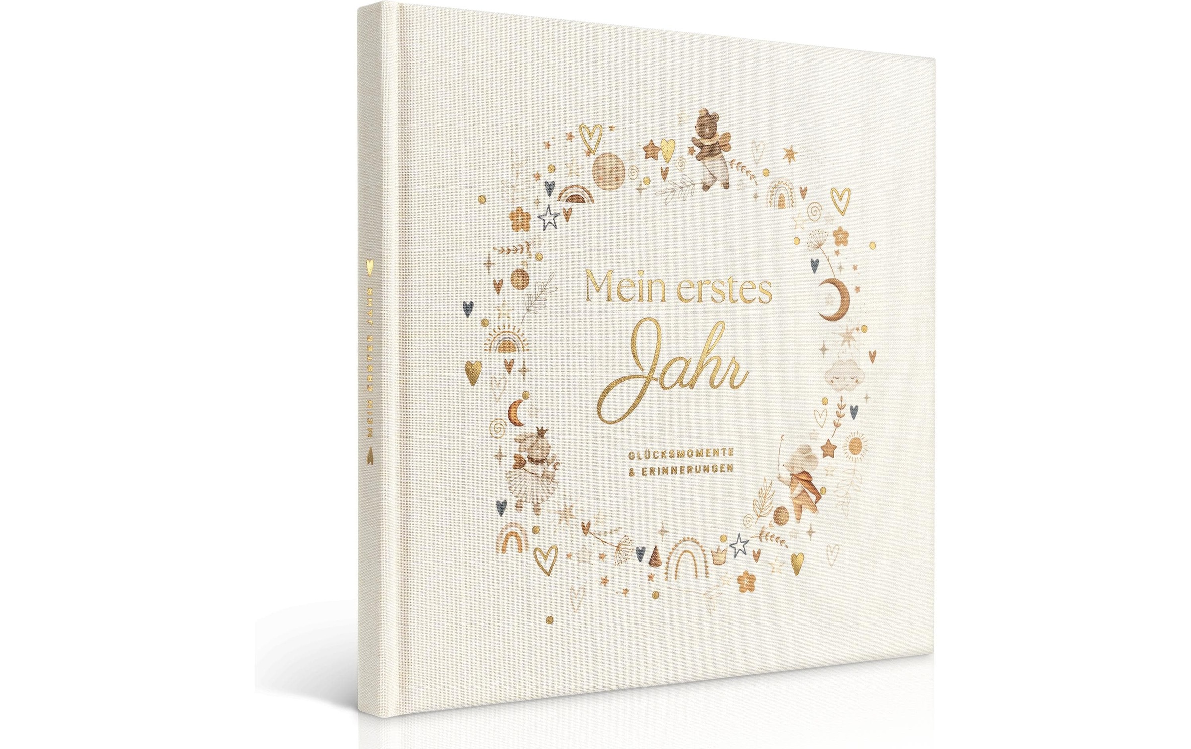 Image of Fotoalbum "Eulentaler Scandi Gold Leinen, 92 Seiten"
