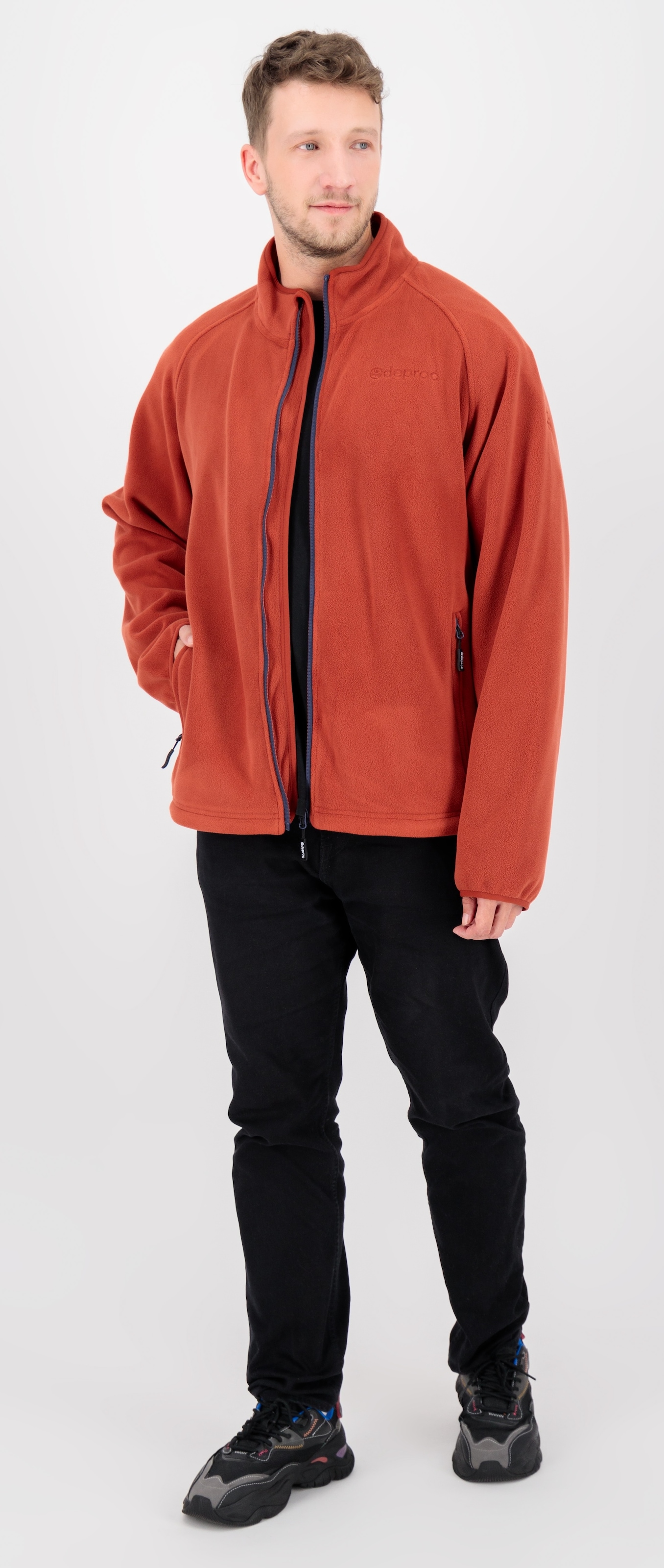 DEPROC Active Veste en laine polaire »WAWA BAY Wanderfleece Herren« également disponible en grandes tailles