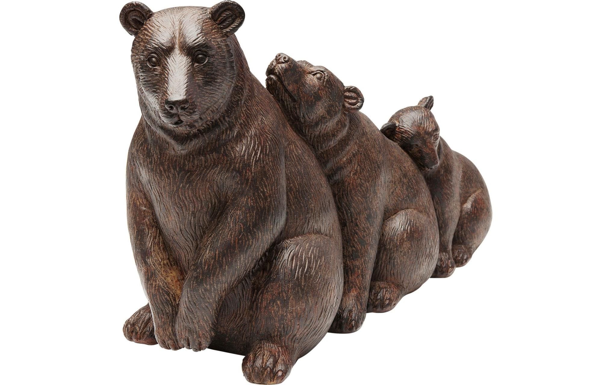 Image of Kare Design Dekofigur "Relaxed Bear Family Braun"