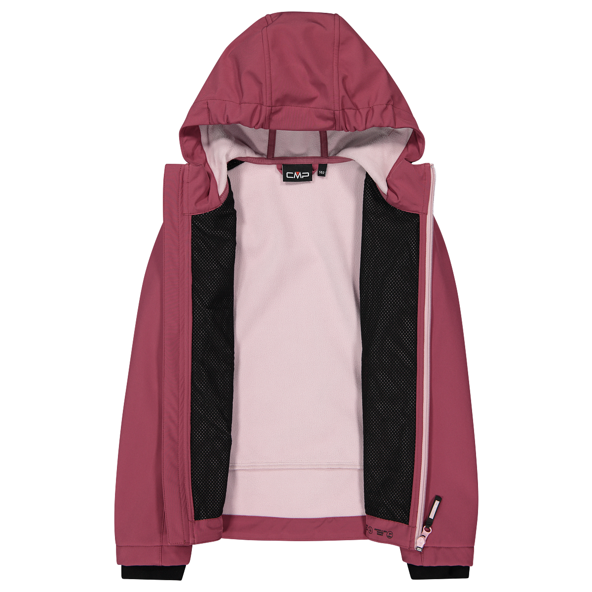 CMP Softshelljacke »KID G  SOFTSHELL JACKET« mit Kapuze für Kinder, mit Kapuze, atmungsaktiv, wasserabweisend, windabweisend