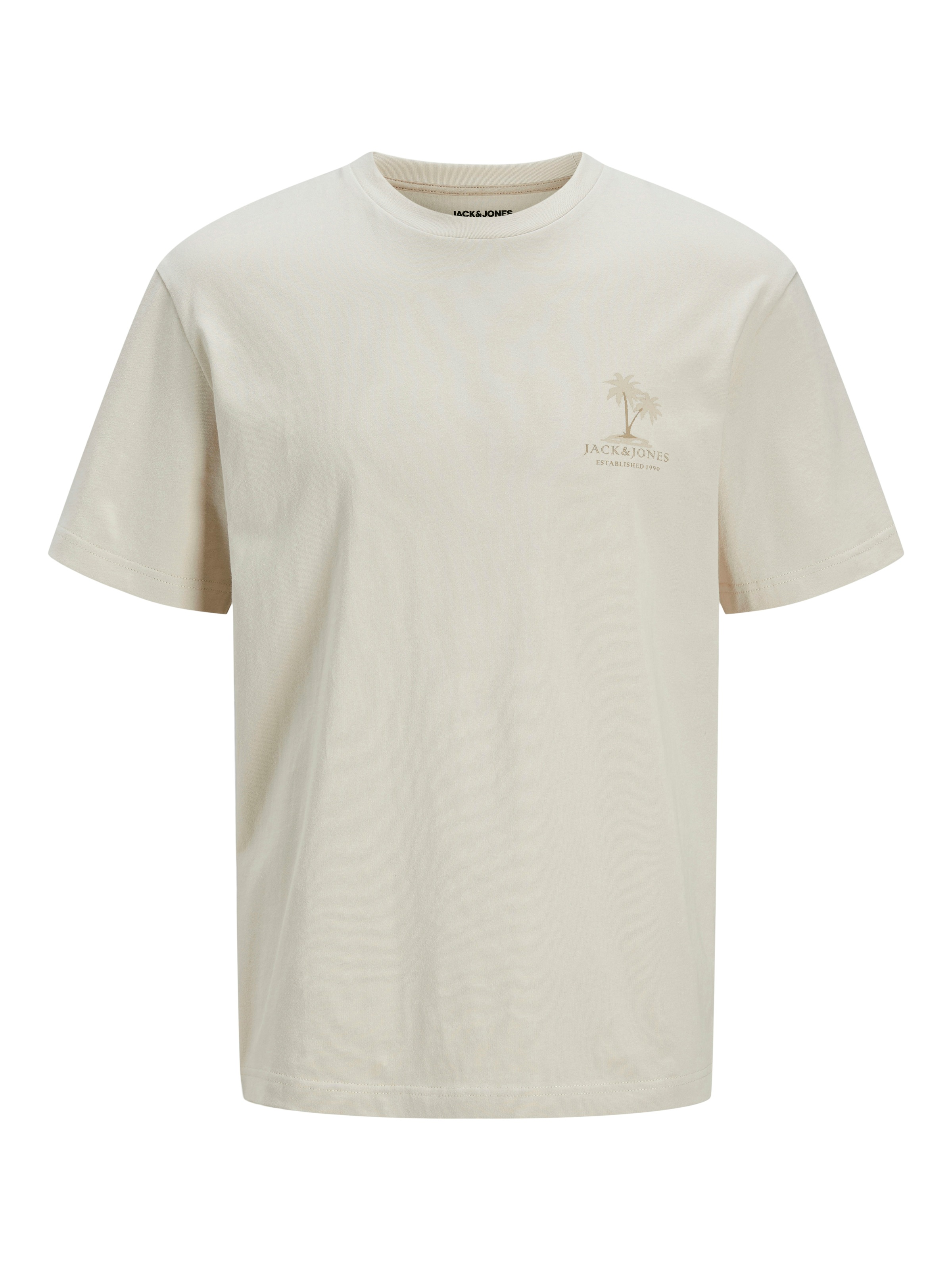 Jack & Jones Rundhalsshirt »JJSUMMER VIBES TEE SS CREW NECK LN«