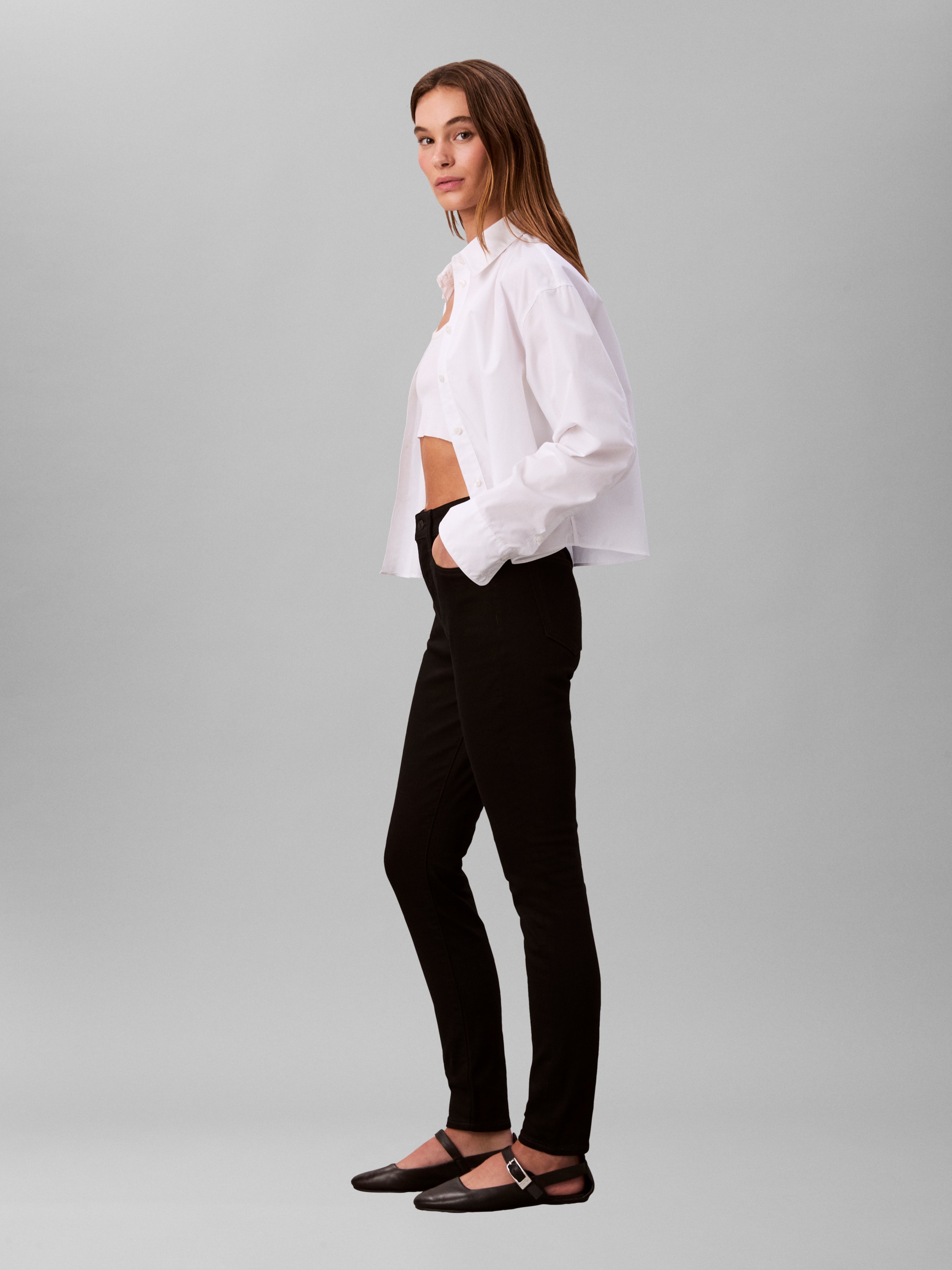 Calvin Klein Jeans Skinny-fit-Jeans »HIGH RISE« klassische schmalgeschnittene Jeans