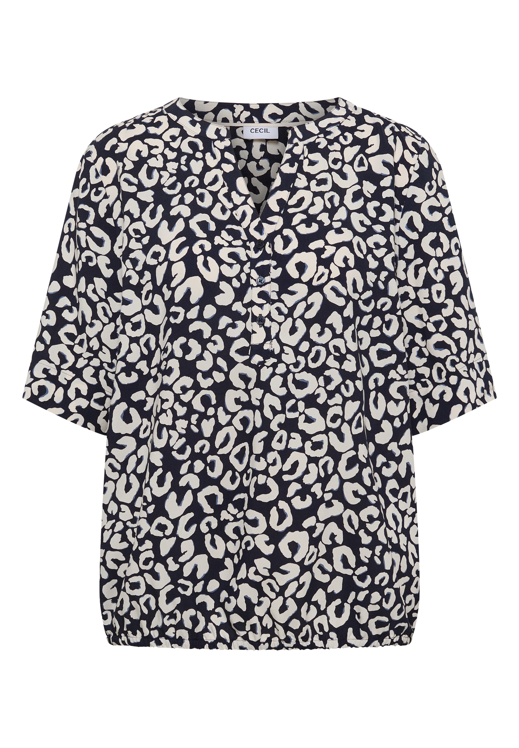 Cecil Blouse à pression blouse d'été avec motif léopard