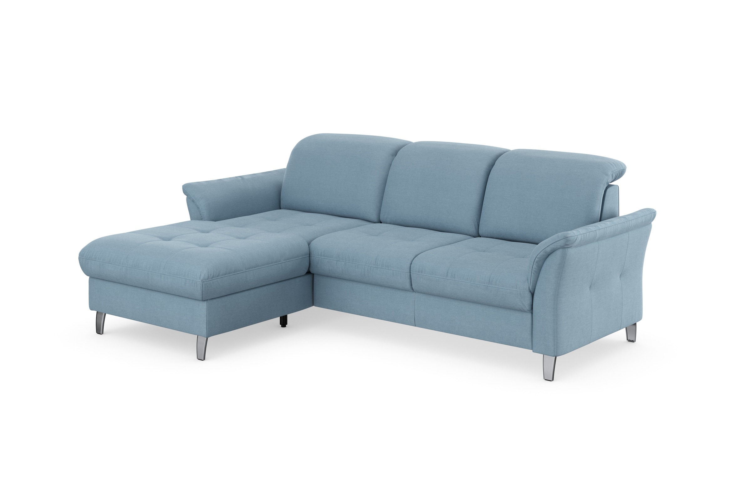 sit&more Ecksofa »Maggiore L-Form«, wahlweise mit Kopfteilverstellung, Bettfunktion und Bettkasten