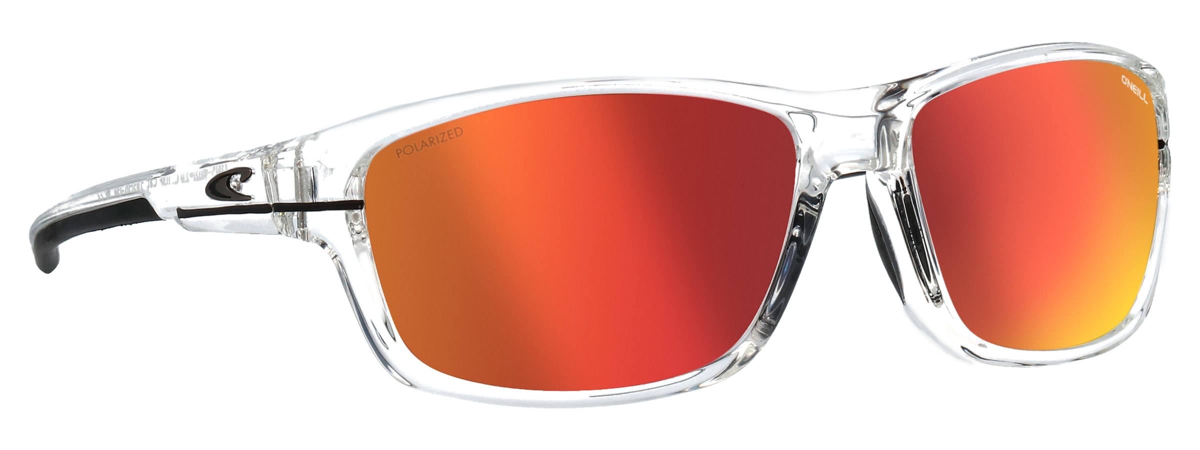 O'Neill Lunettes de soleil farblich abgesetzte Streifen im Bügel, Sportbrille