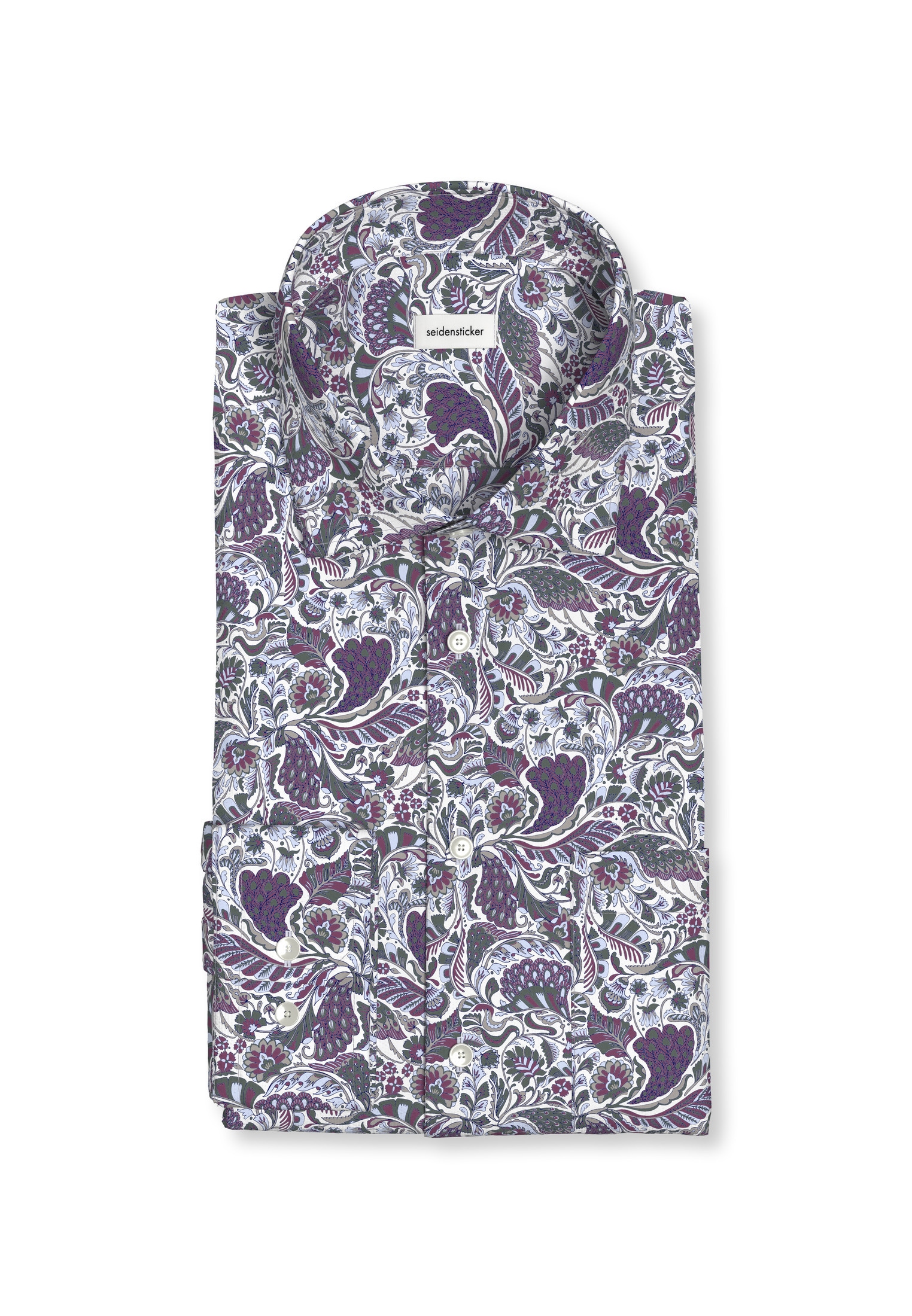 seidensticker Chemise d'affaires »Regular« Regular 1/1 Kentkragen Druck