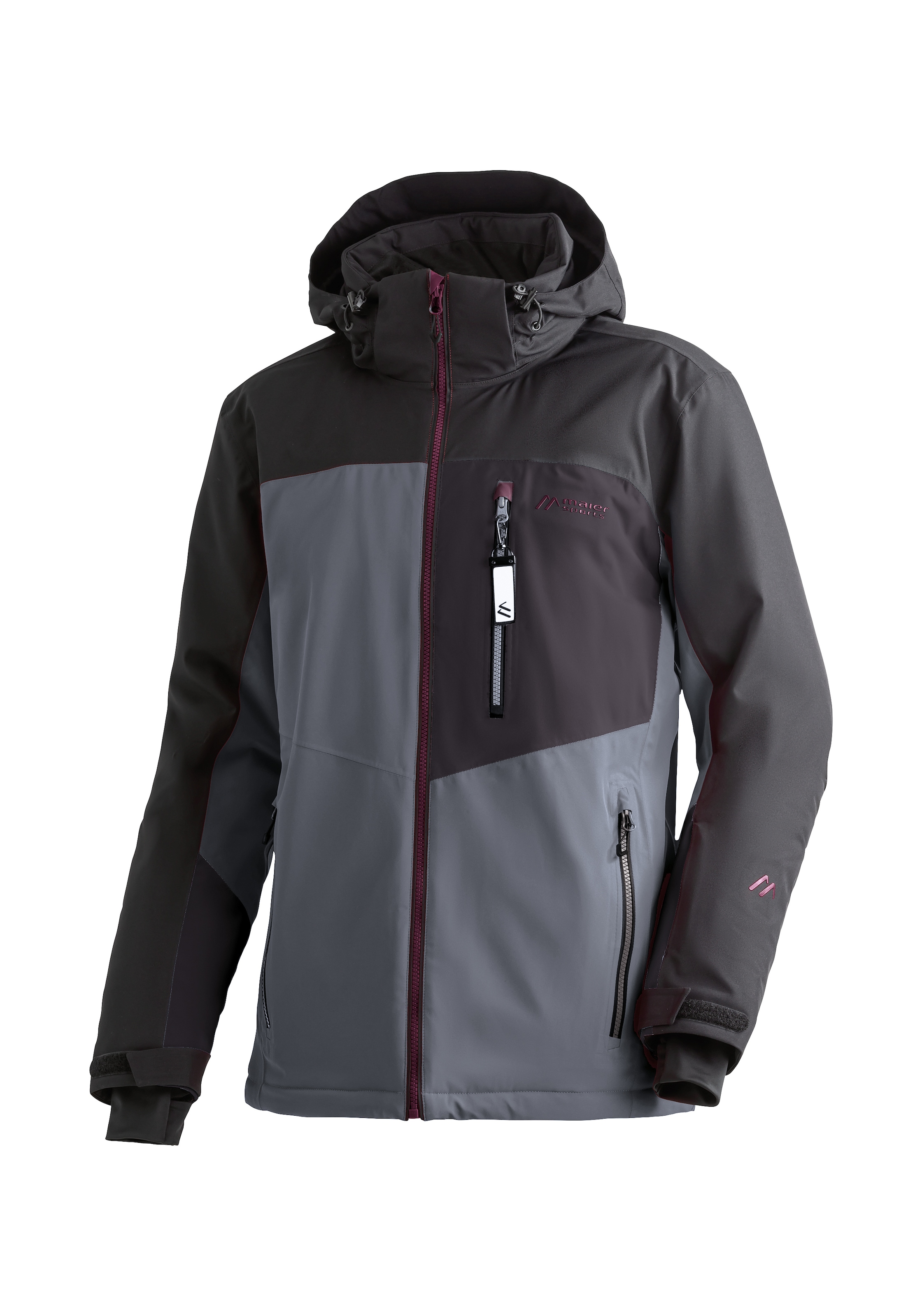Maier Sports Veste de ski »Oravice« Herren Winterjacke mit RV-Taschen und Kapuze, wasserdicht