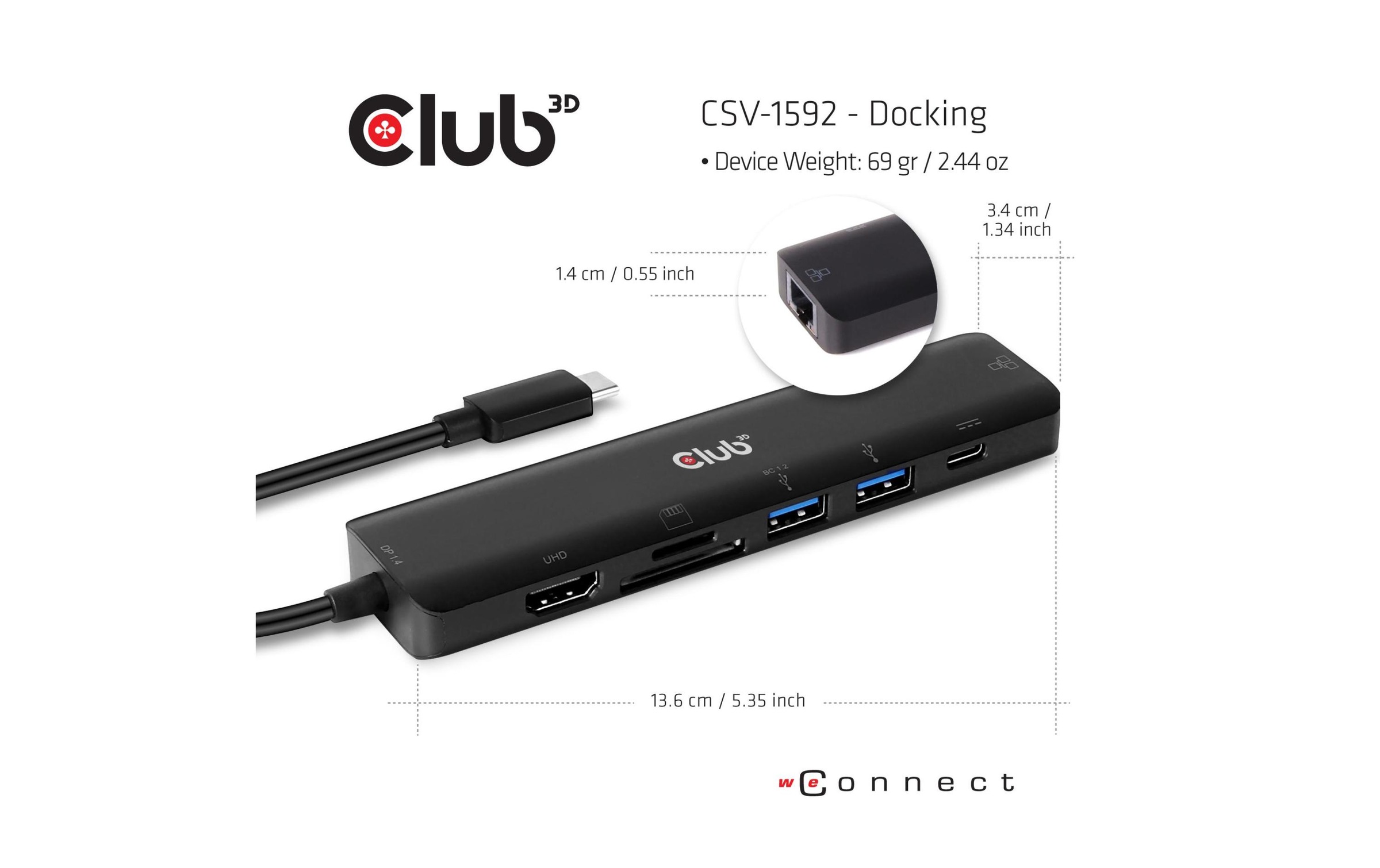 Laptop-Dockingstation »Club 3D«