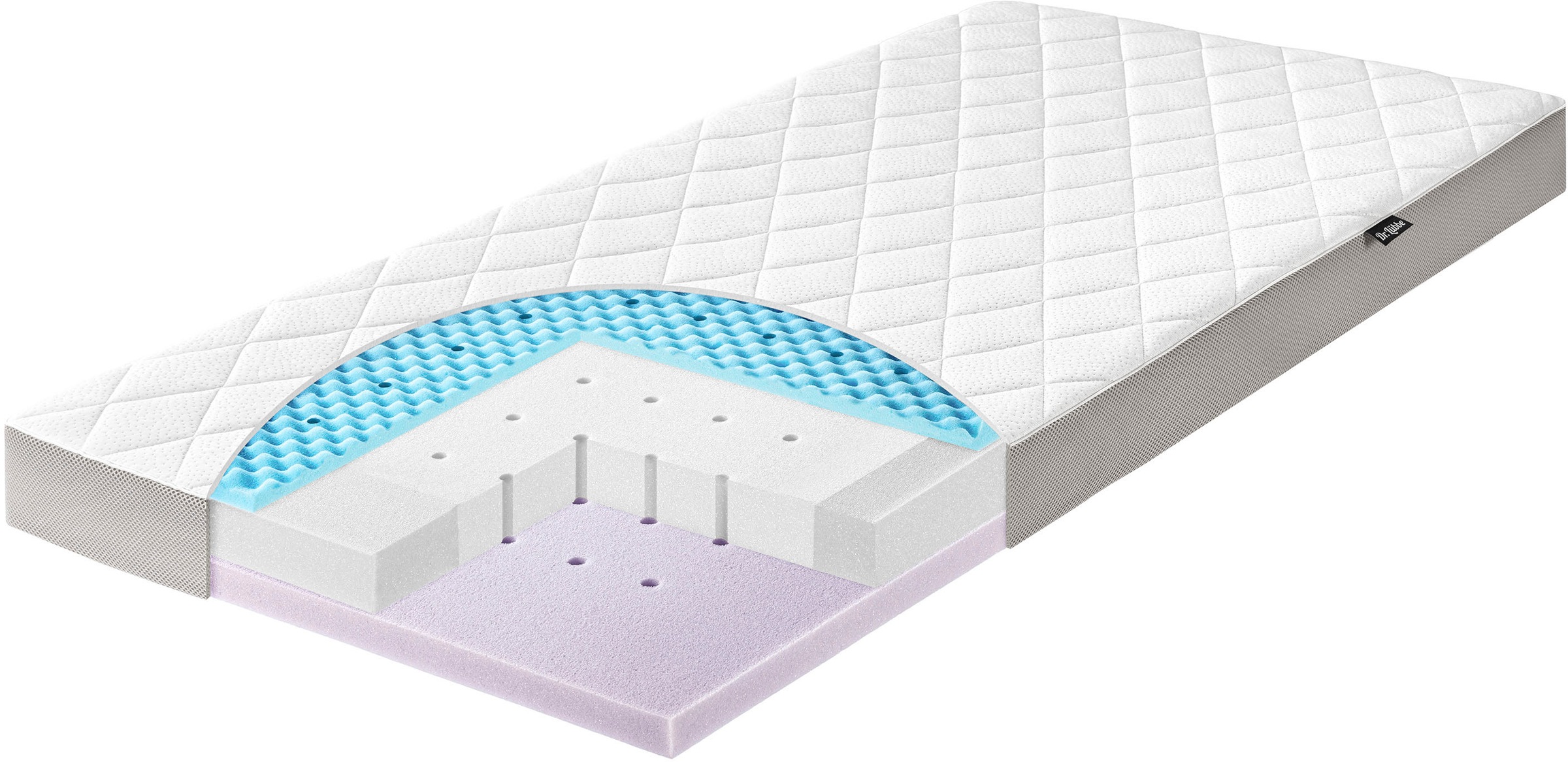 Image of Julius Zöllner Babymatratze »Dr. Lübbe Air Premium«, 10 cm cm hoch, (1 St.), Hergestellt in Deutschland! bei Ackermann Versand Schweiz