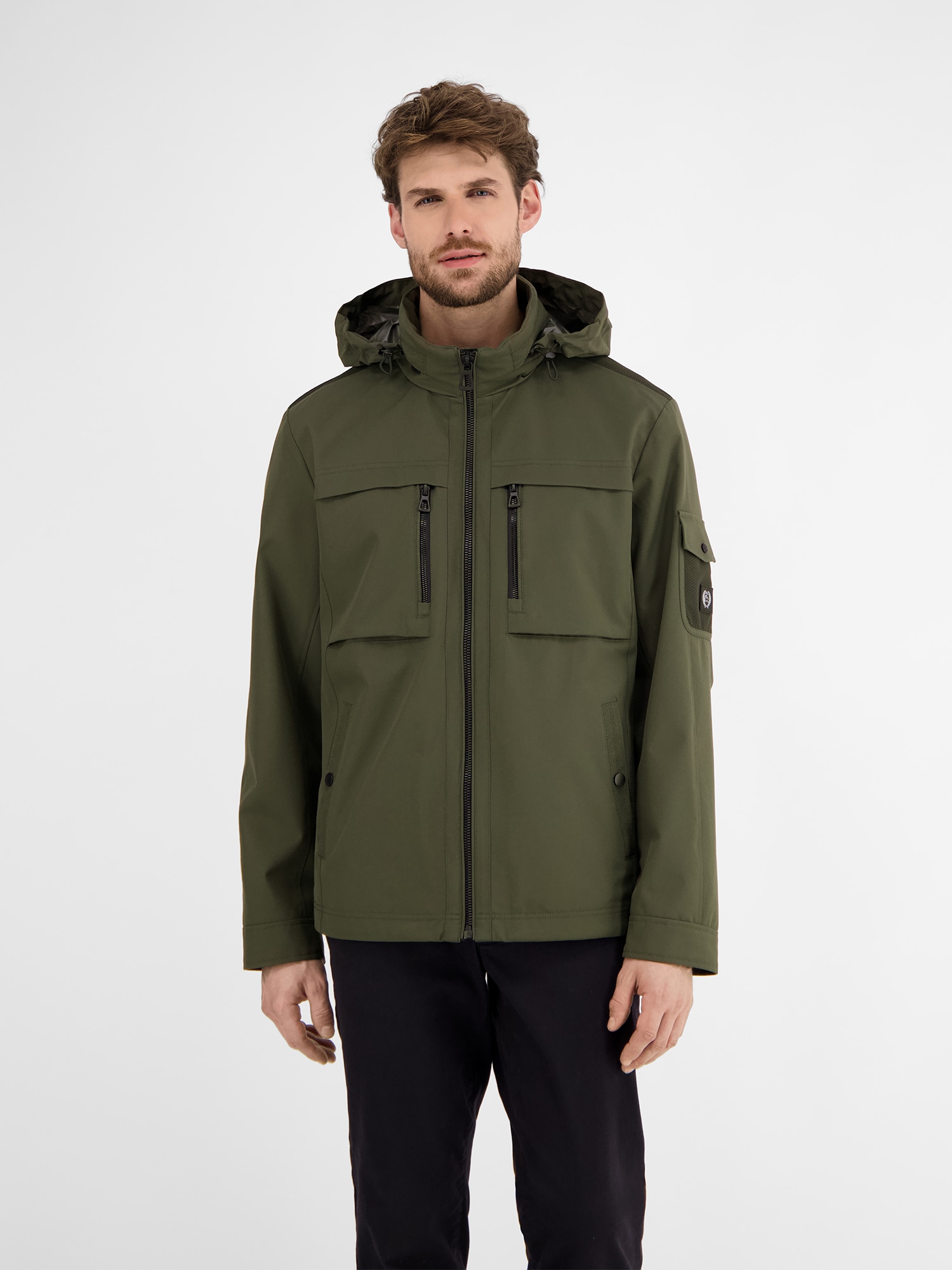 LERROS Veste d'extérieur »Shell-Blouson mit Kapuze« mit Kapuze