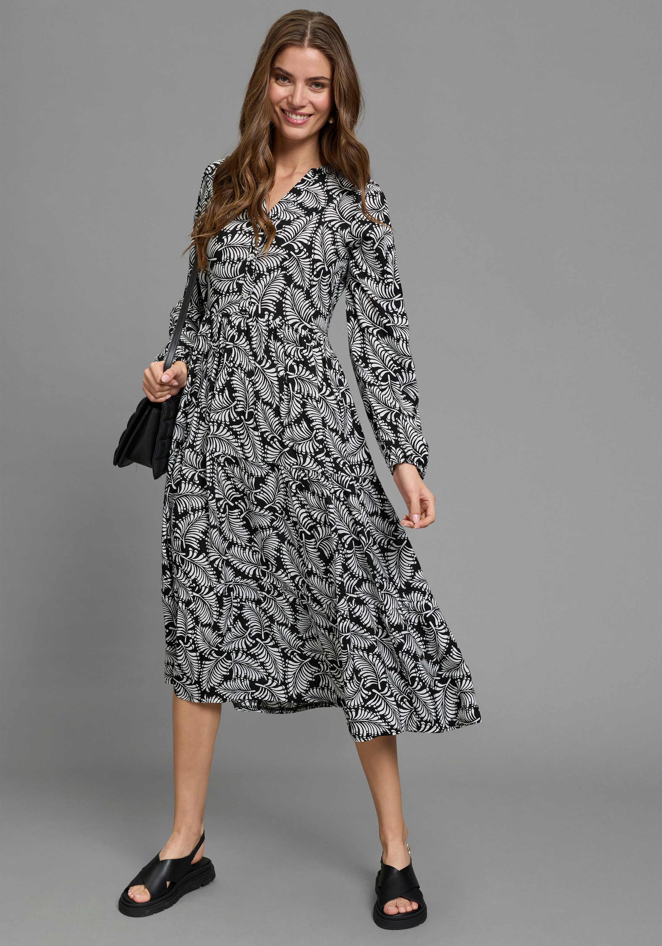 Image of Laura Scott Maxikleid für Business, Casual, Frühling und Party, aus Viskose