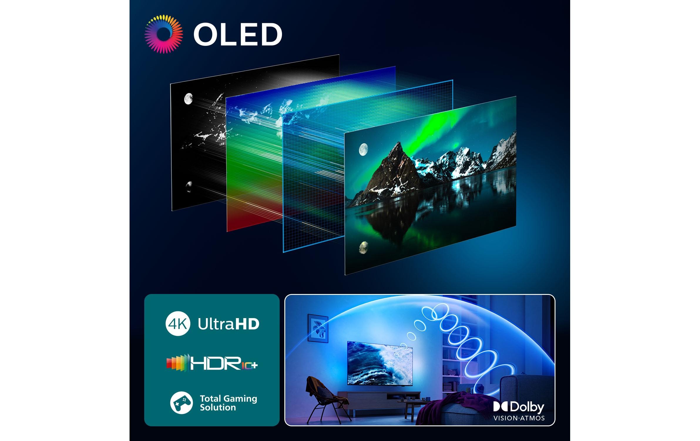 Philips OLED-Fernseher »77OLED810/12 77«, 4K Ultra HD