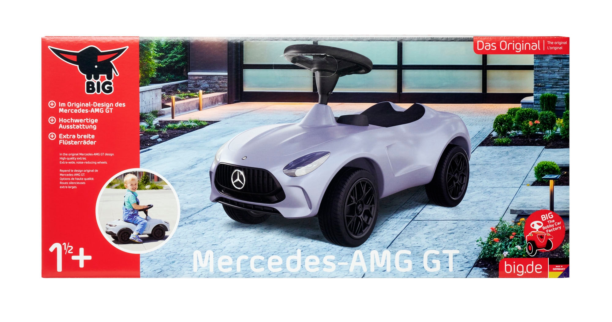 BIG Voiture à bascule »Mercedes-AMG GT« Made in Germany